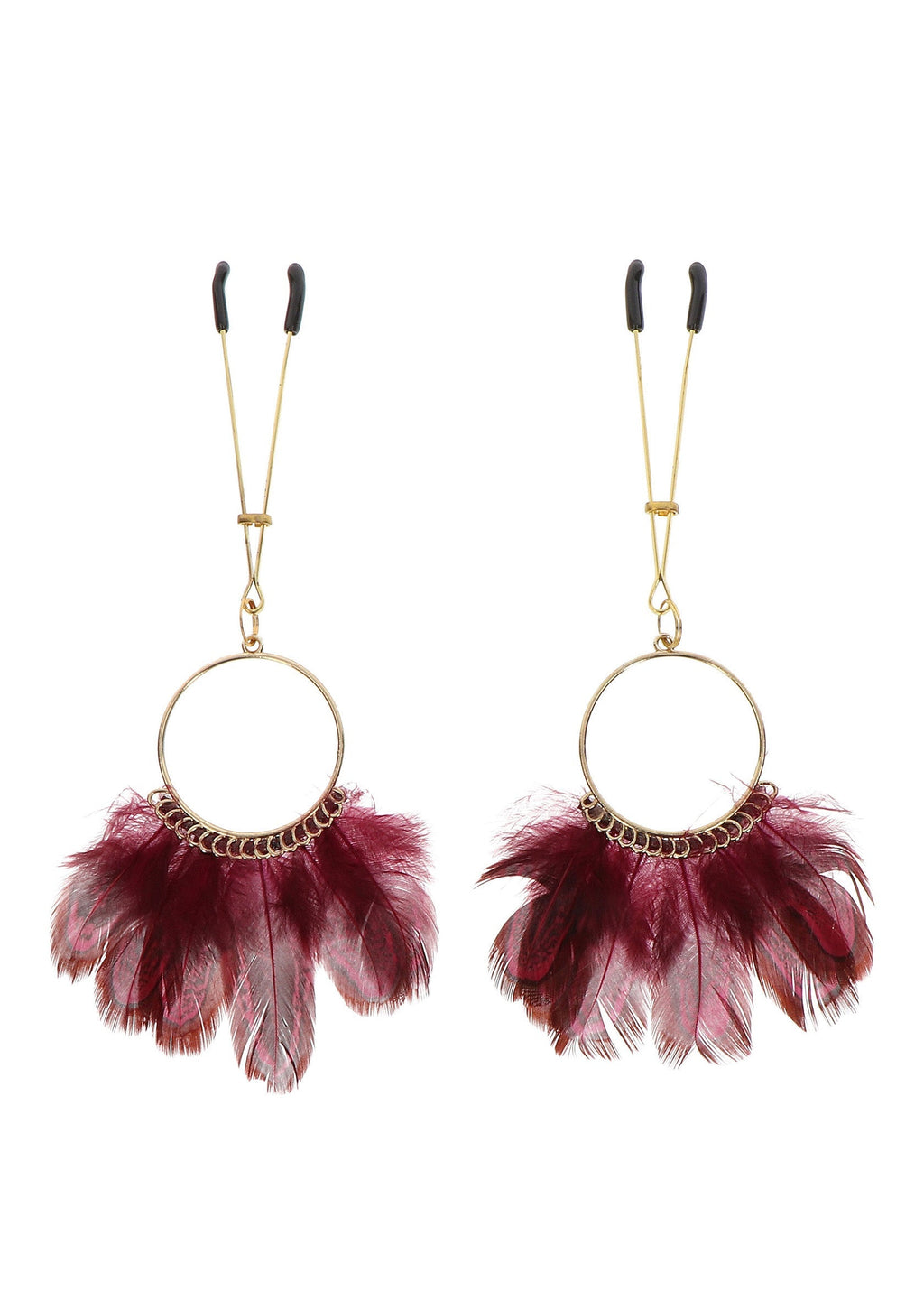 Gold Feathered Tweezers