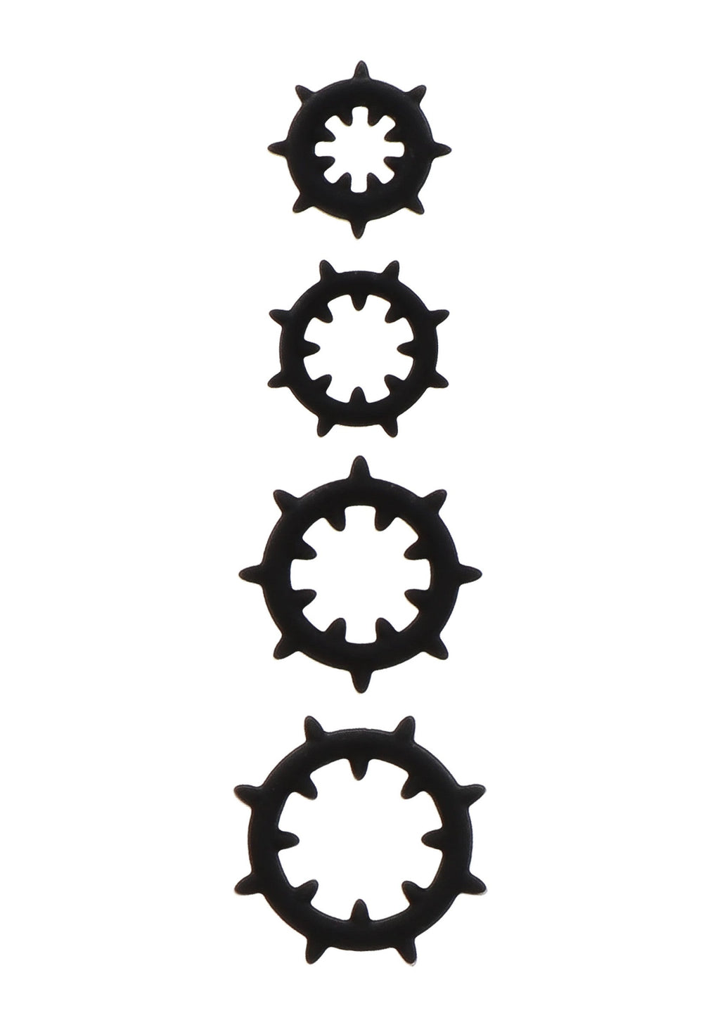 Nipple magnifiers with 8 black rings