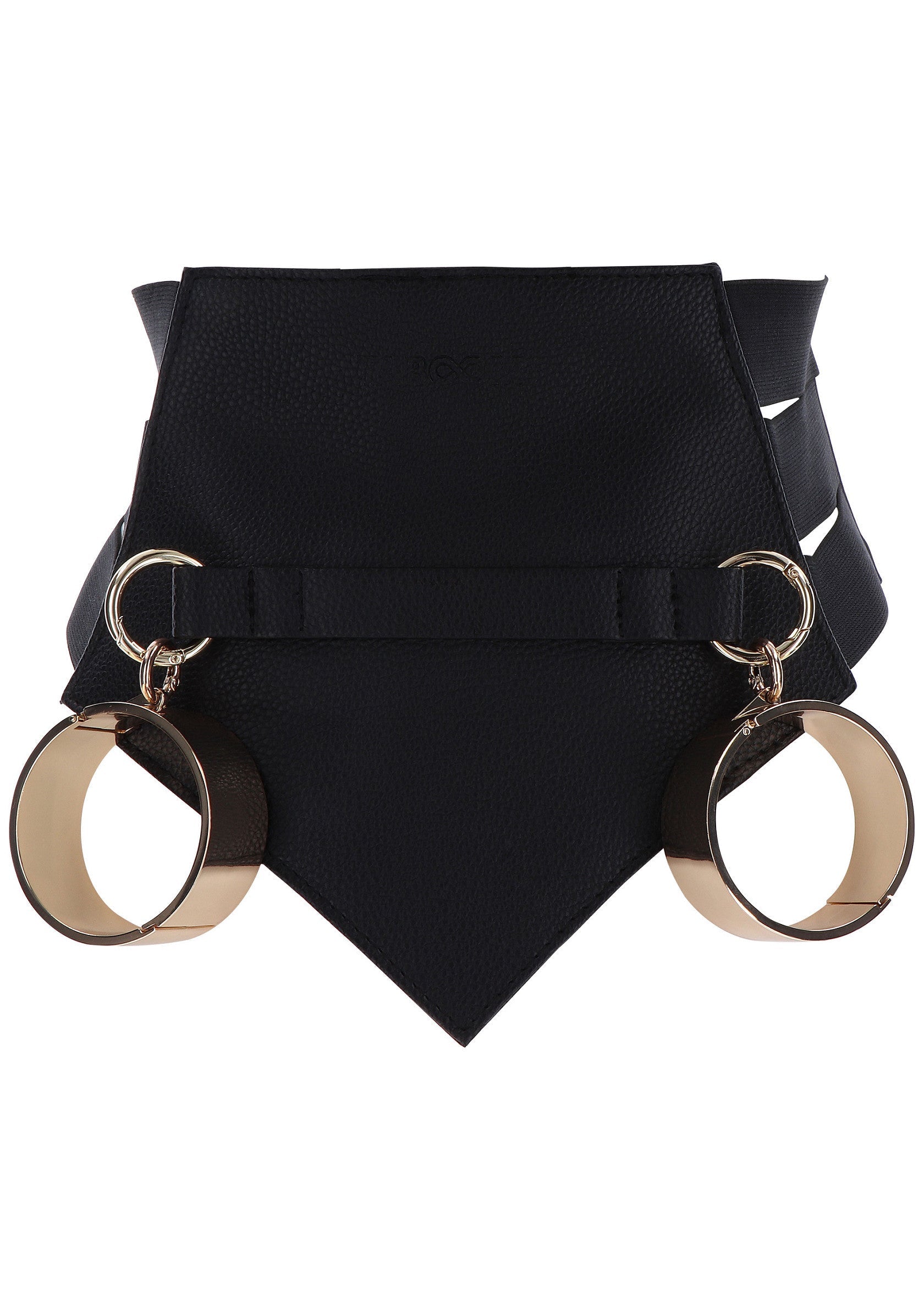 Black Bondage Couture Belt