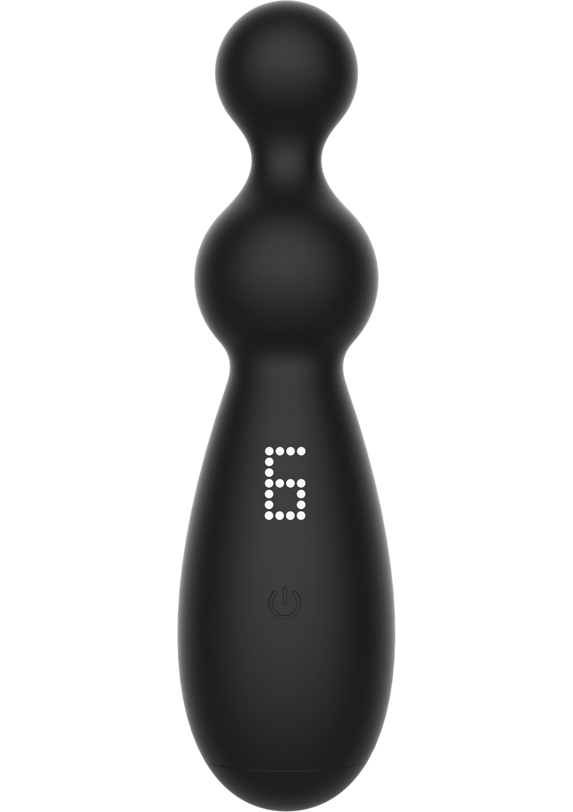 Vibratore anale nero Twin Thrill