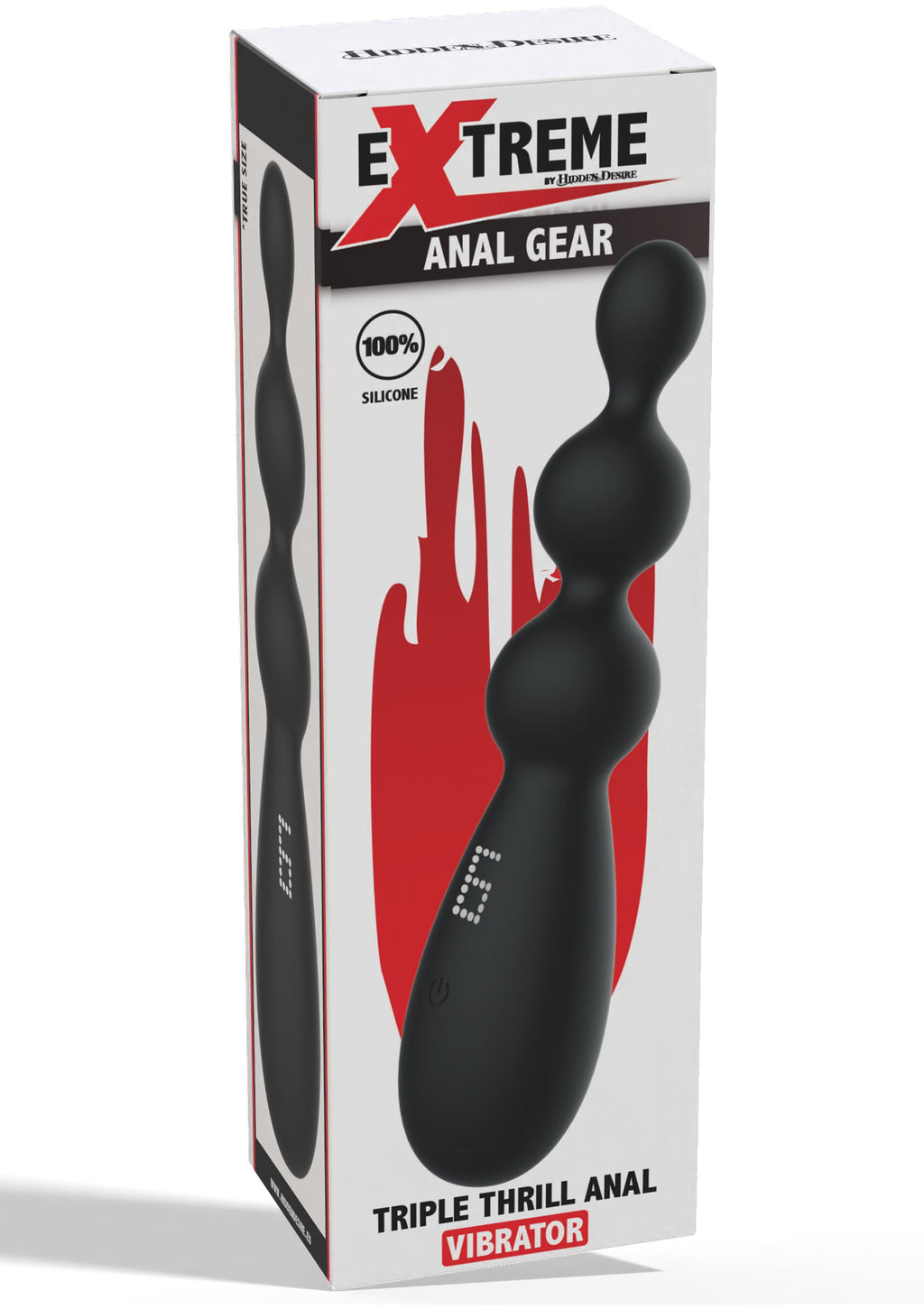 Black Triple Thrill Anal Vibrator
