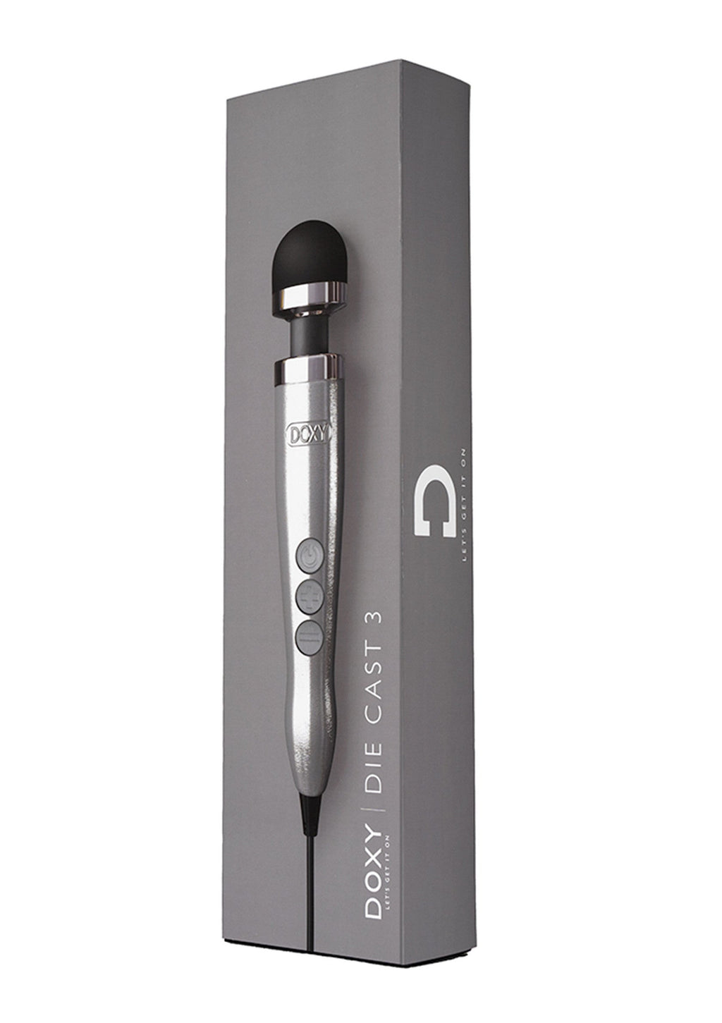 Compact Die Cast Massager 3 Silver