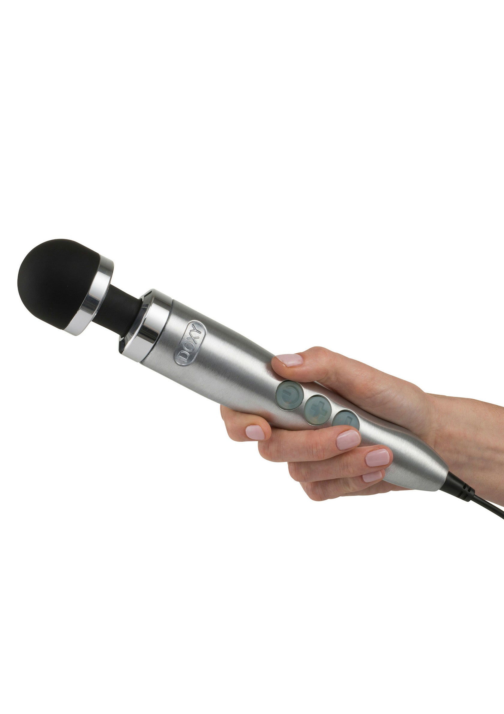 Compact Die Cast Massager 3 Silver