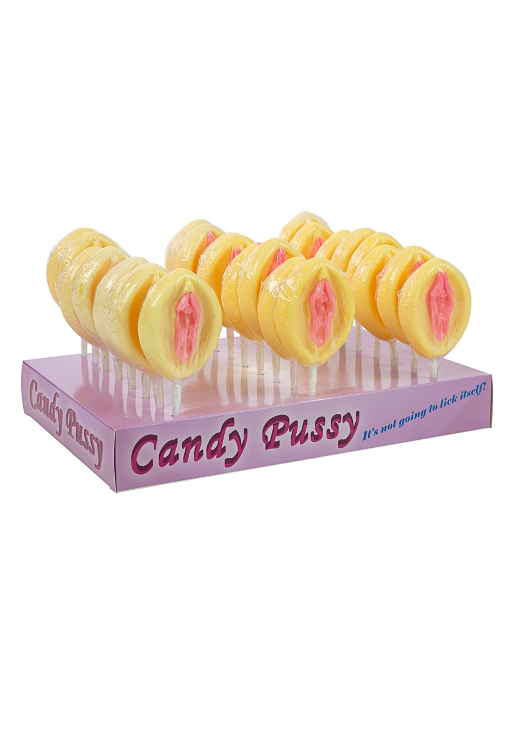 Lollipop Candy Pussy 24 pieces pink