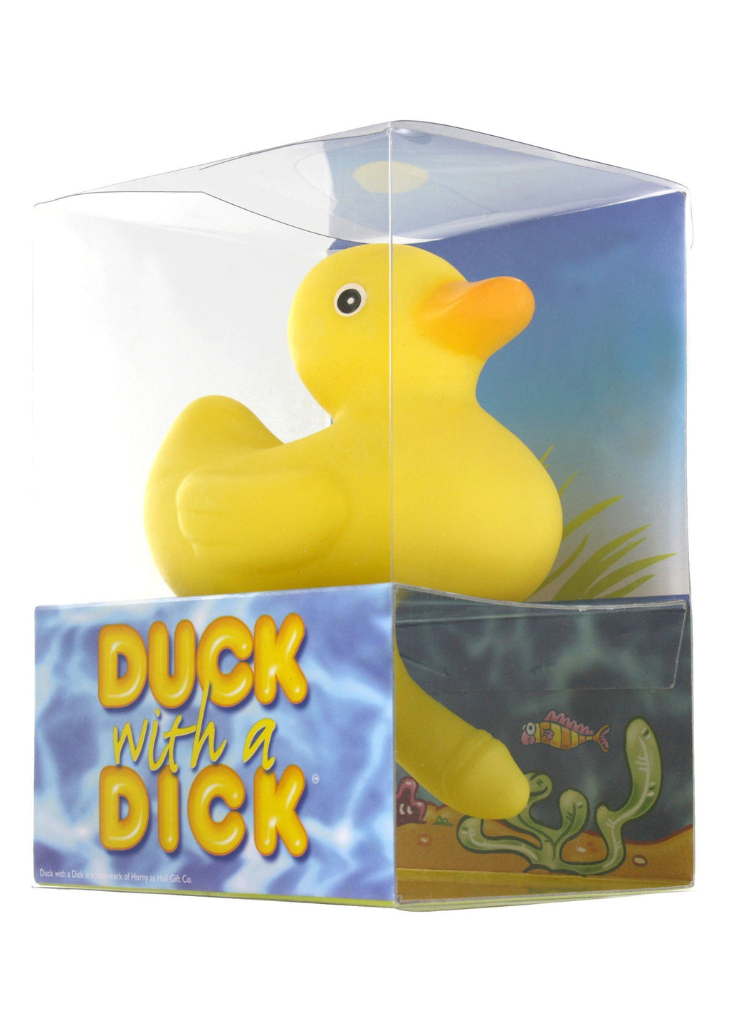 Duck with a yellow dick