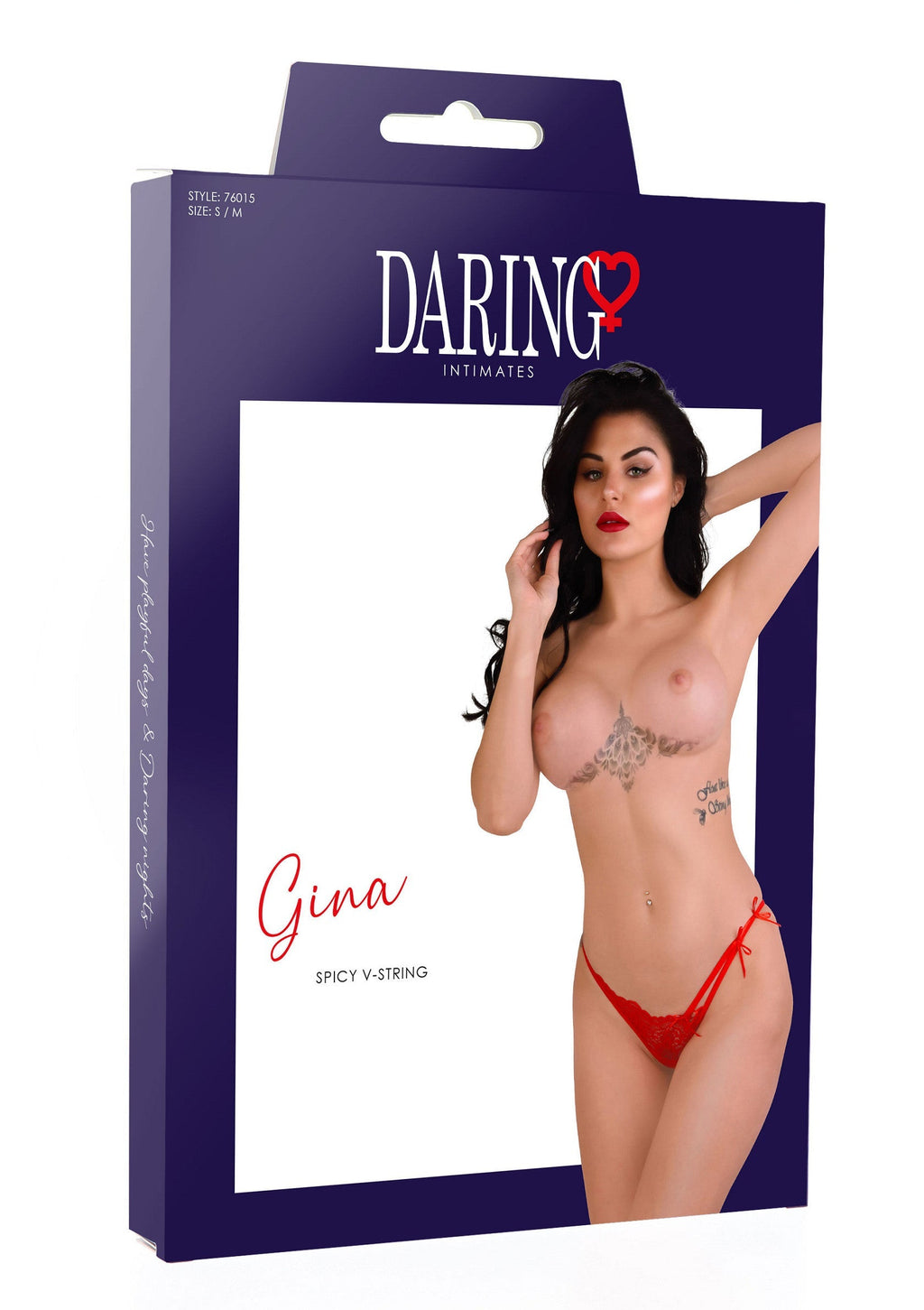 Gina - Perizoma rosso a V piccante