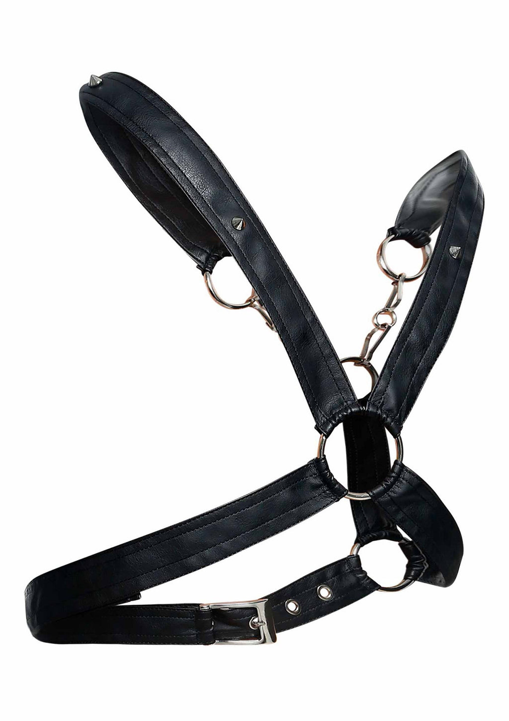 DNGEON Black Cross Chain Harness