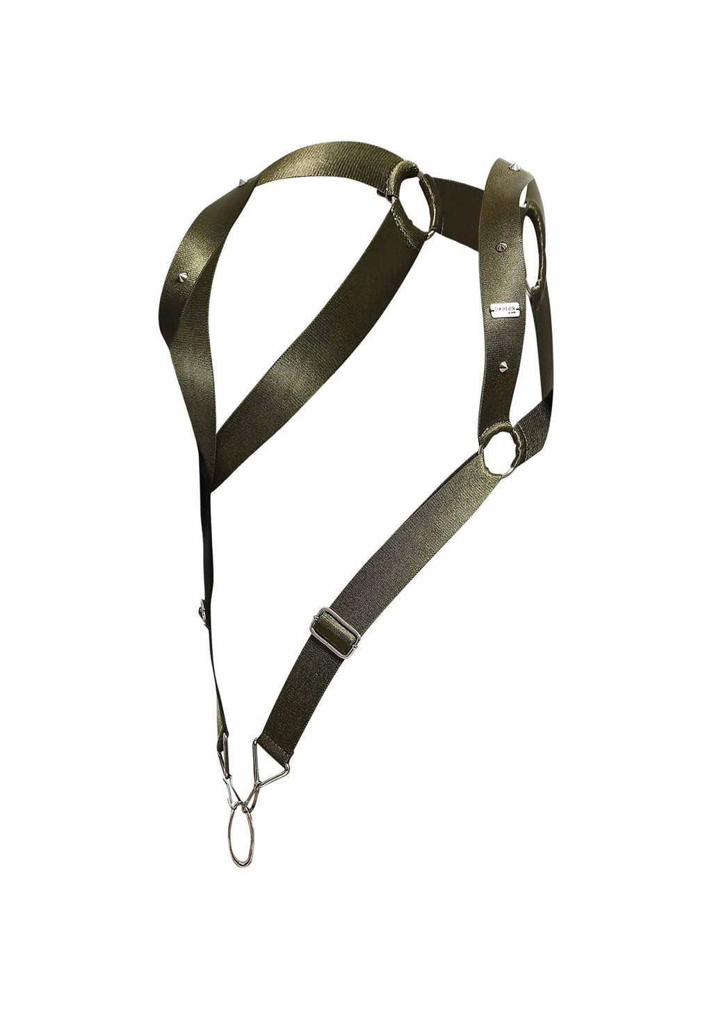 DNGEON Green Straight Back Harness