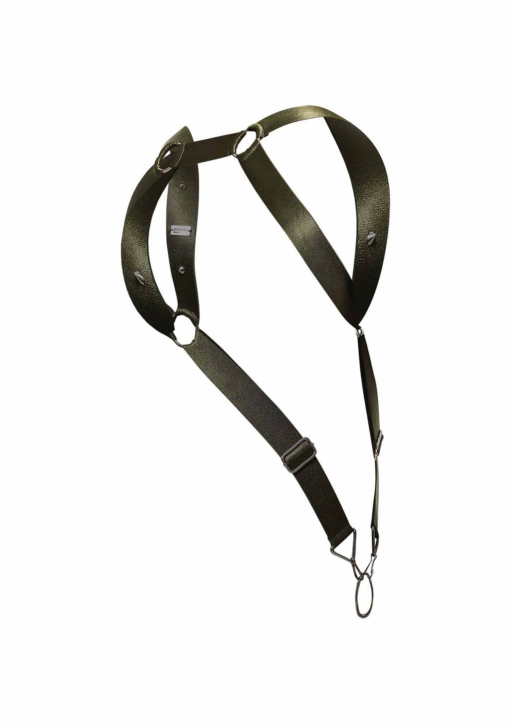 DNGEON Green Straight Back Harness