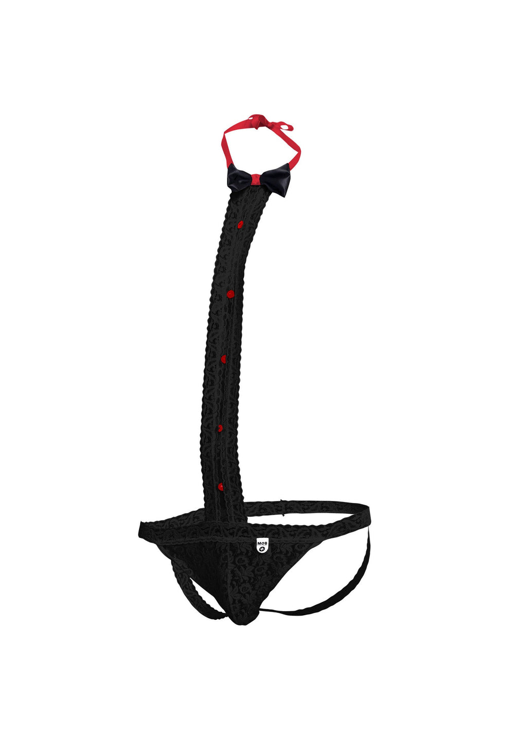 Lace Thong MOB Black Tuxedo