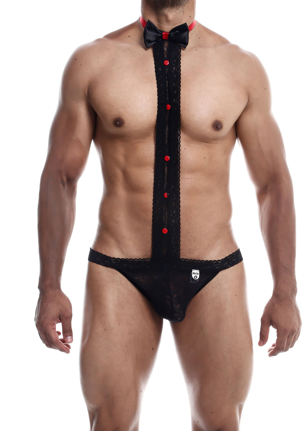 Lace Thong MOB Black Tuxedo