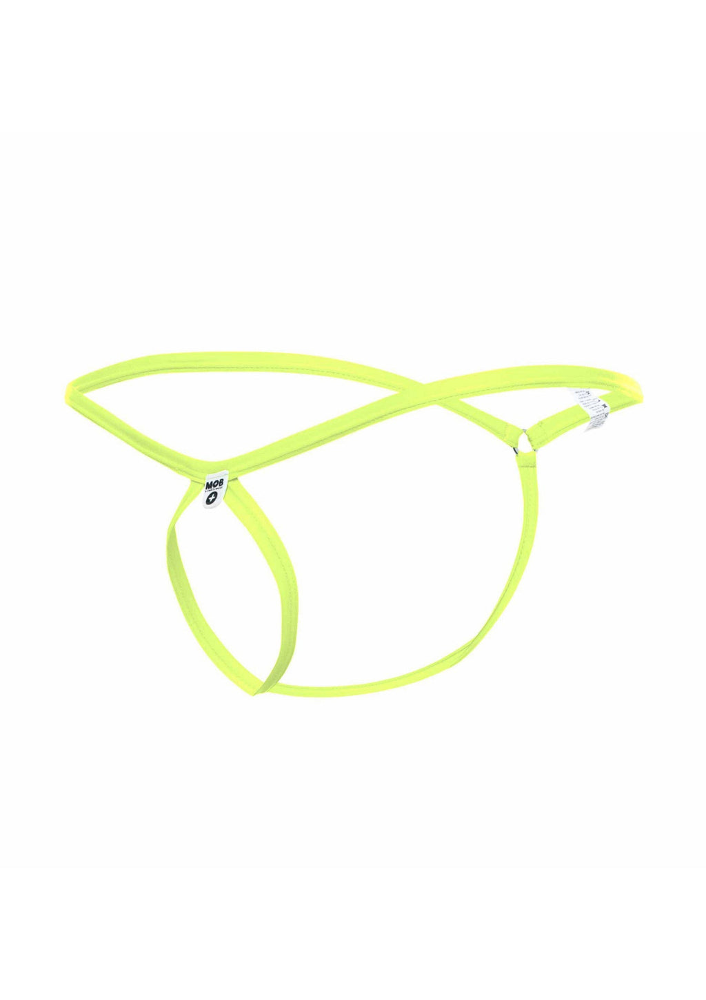 Green tear-drop thong