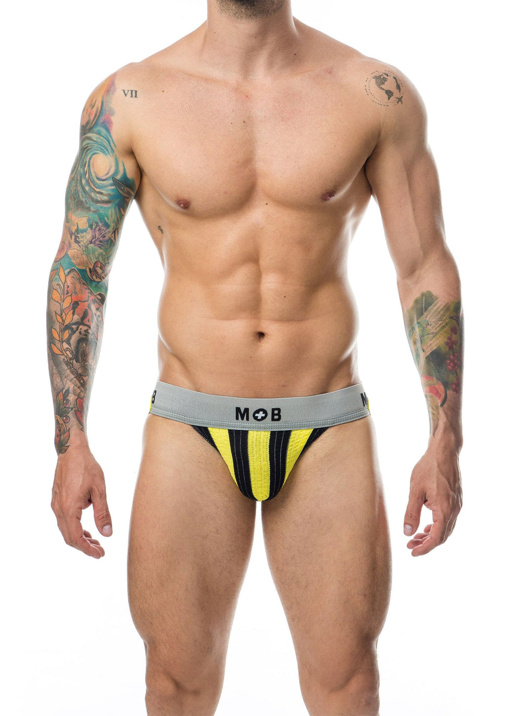 Jock classico a righe Mob giallo