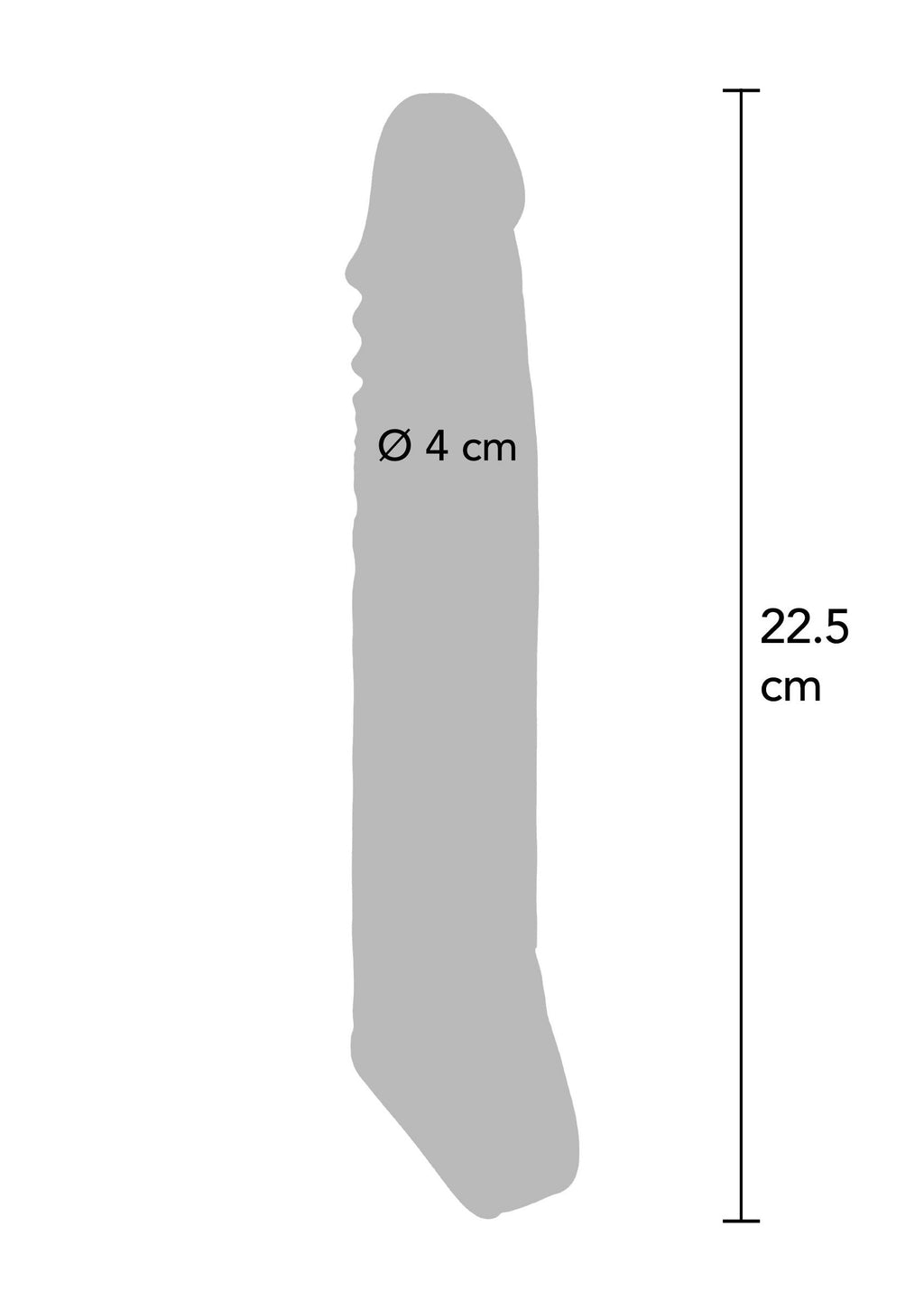 TPE XL Extension Sleeve 22.5cm Clear