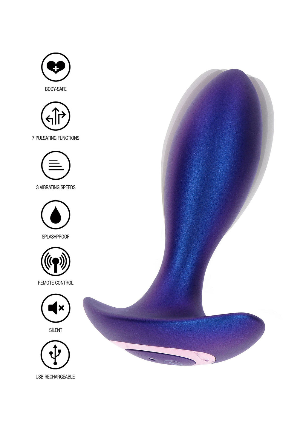 Brave - vibratore anale blu