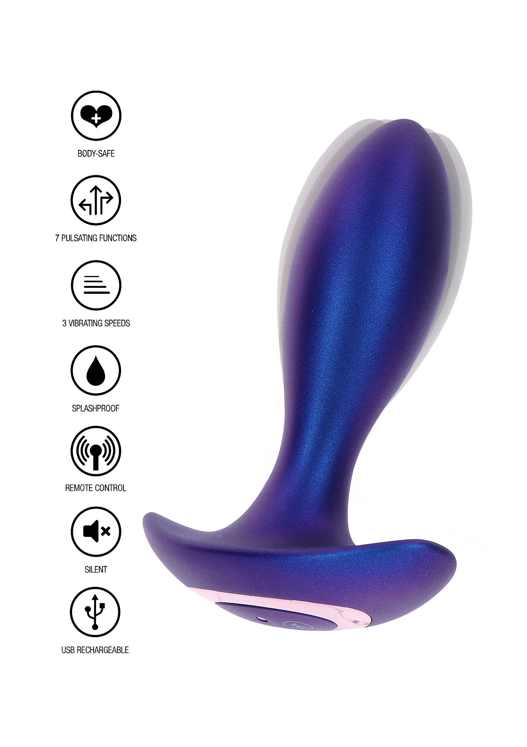 Brave - vibratore anale blu