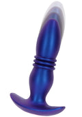 Il vibratore a spinta Tough Thrusting blu