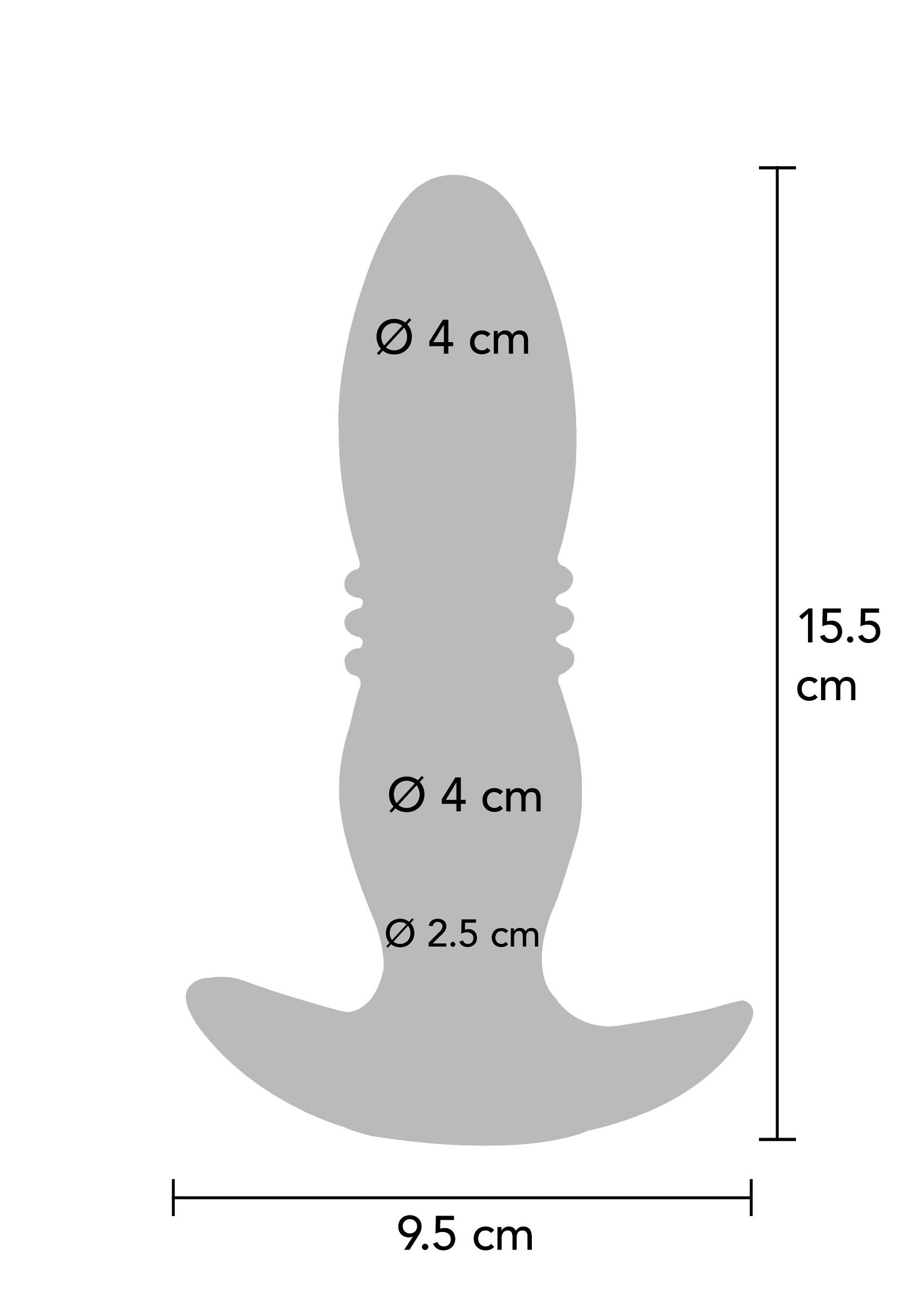 Il vibratore a spinta Tough Thrusting blu