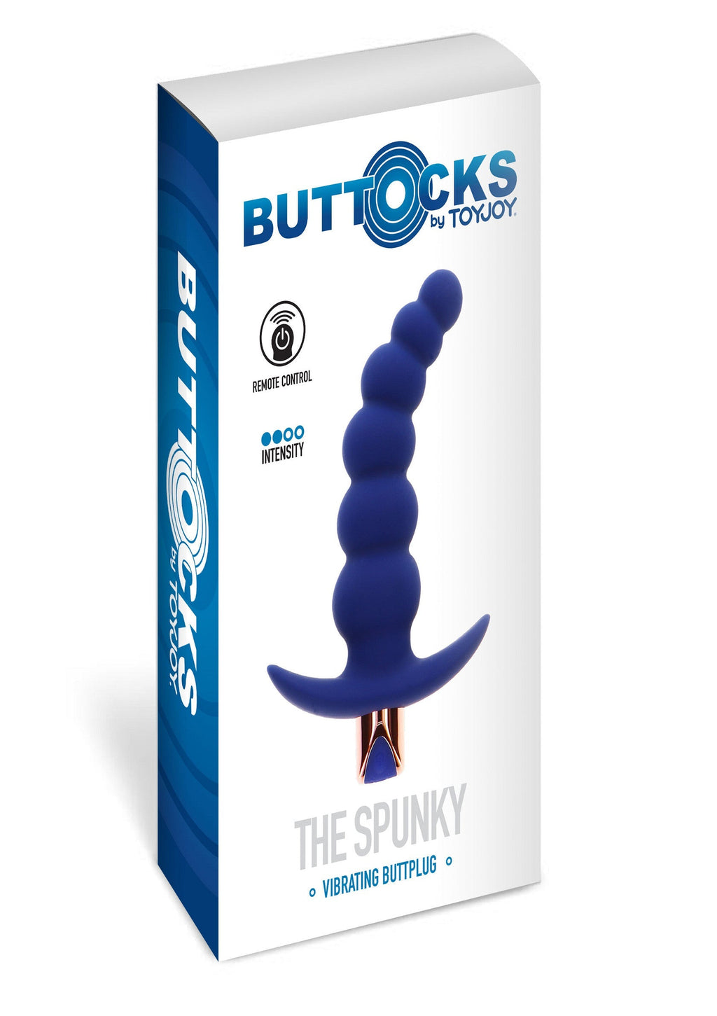 The Spunky blue butt plug