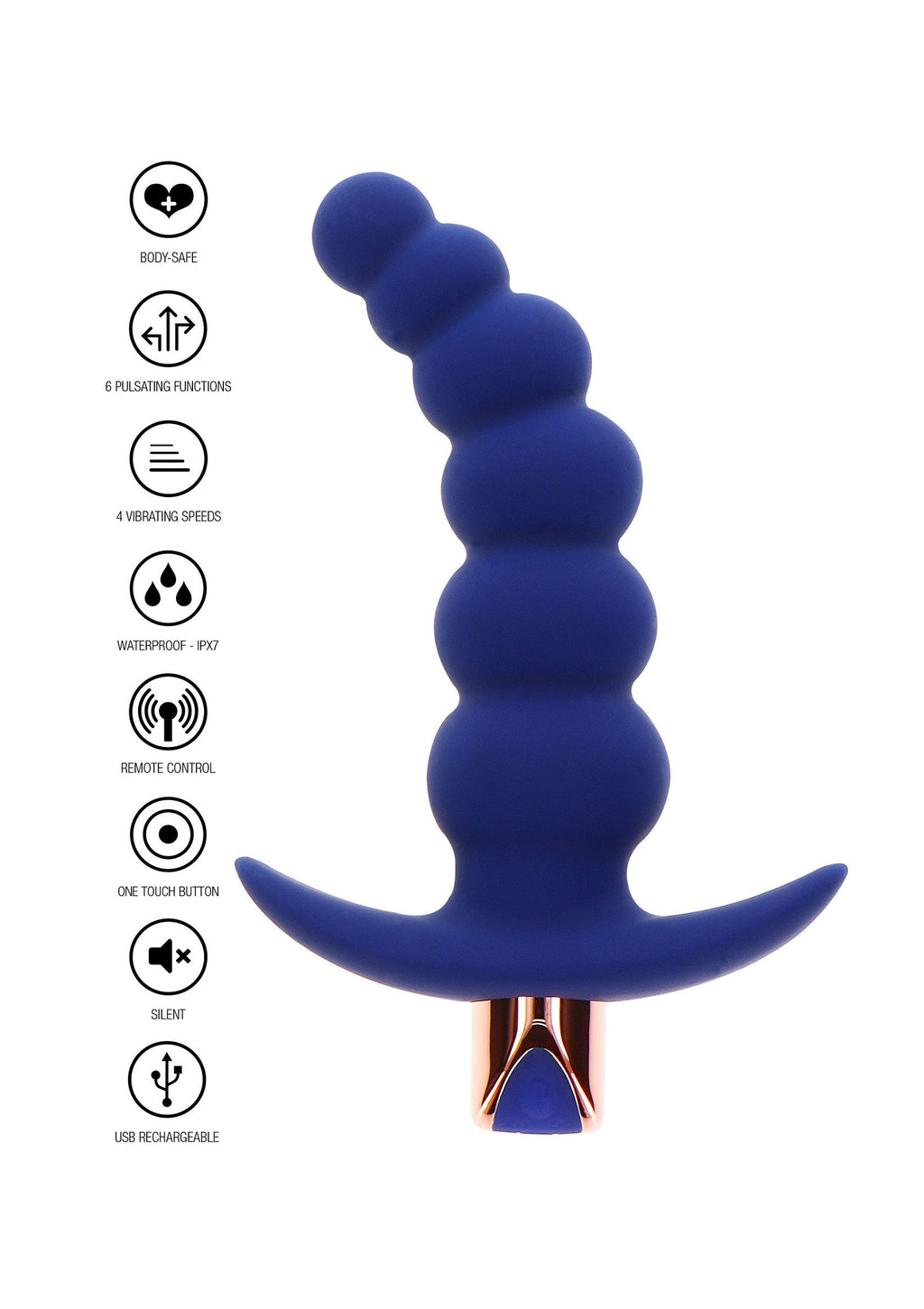 The Spunky blue butt plug
