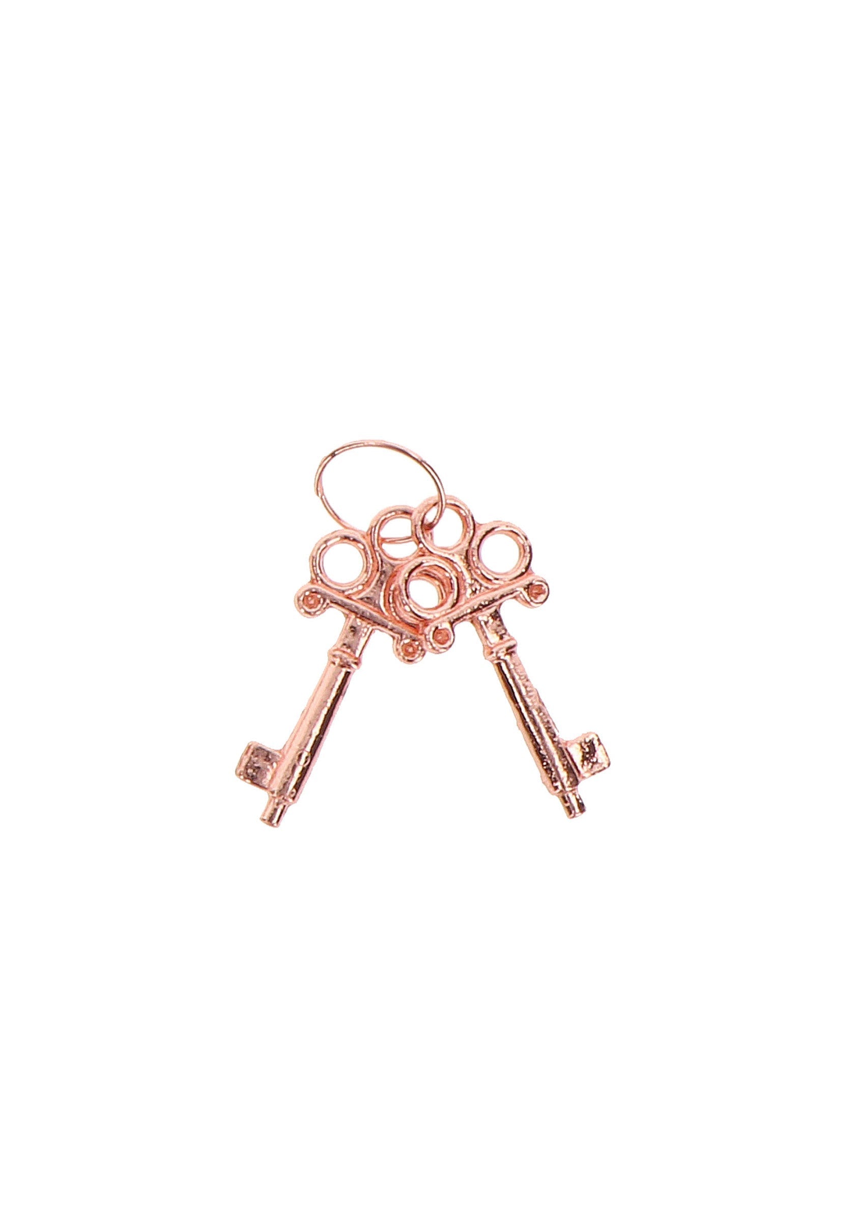 Rose gold metal handcuffs