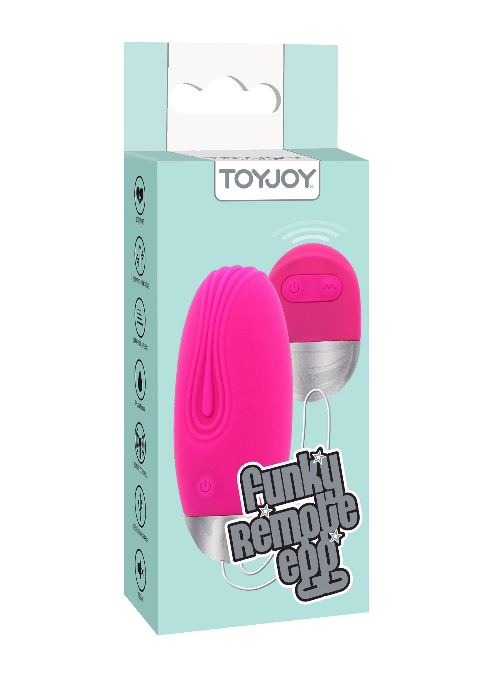 Uovo remoto funky rosa