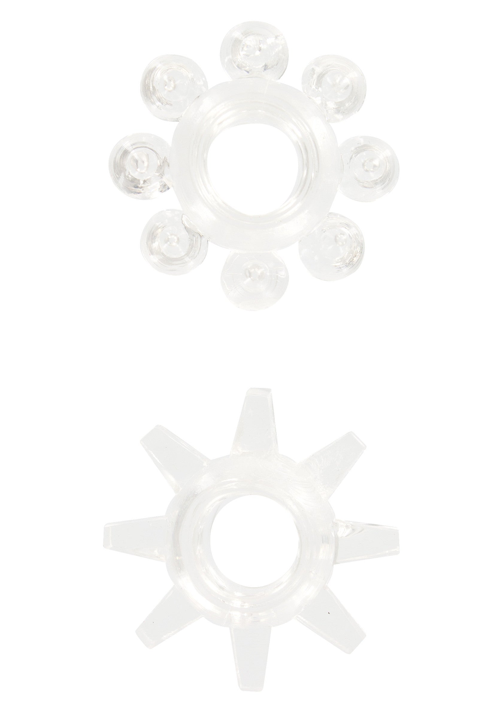 2 pezzi Anelli elastici Power Stretchy trasparenti