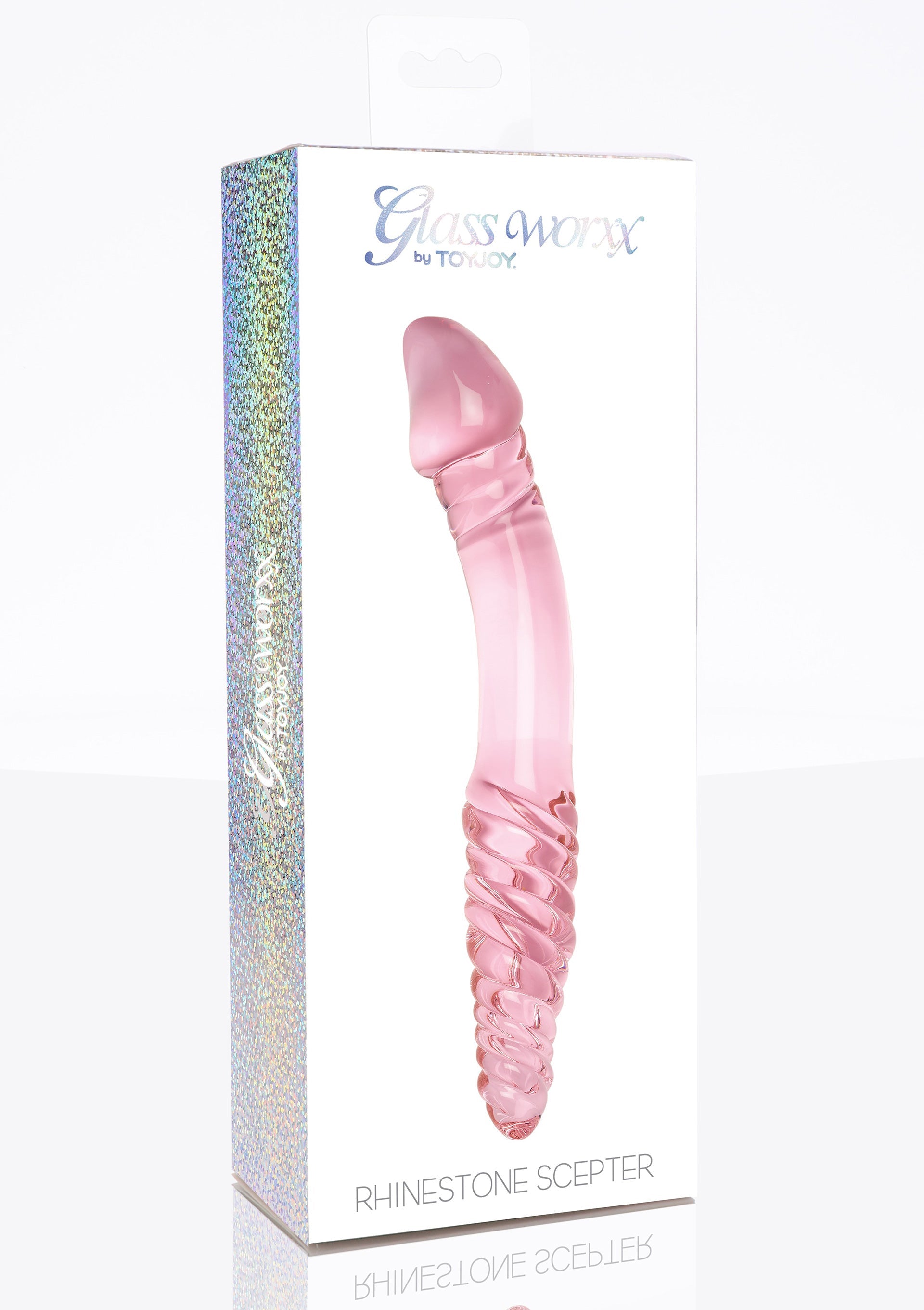 Clear double-ended rhinestone wand