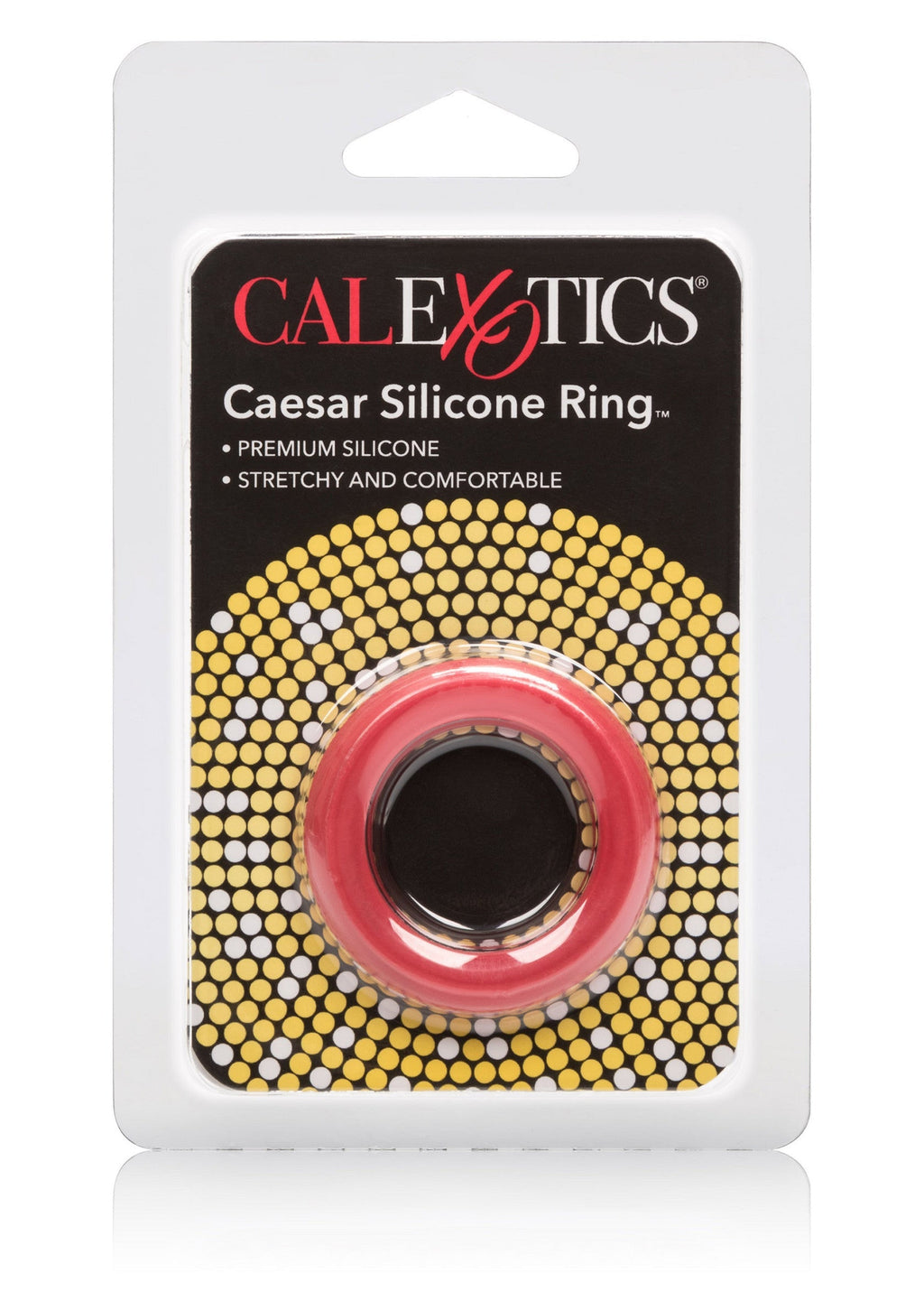 Caesar red silicone ring