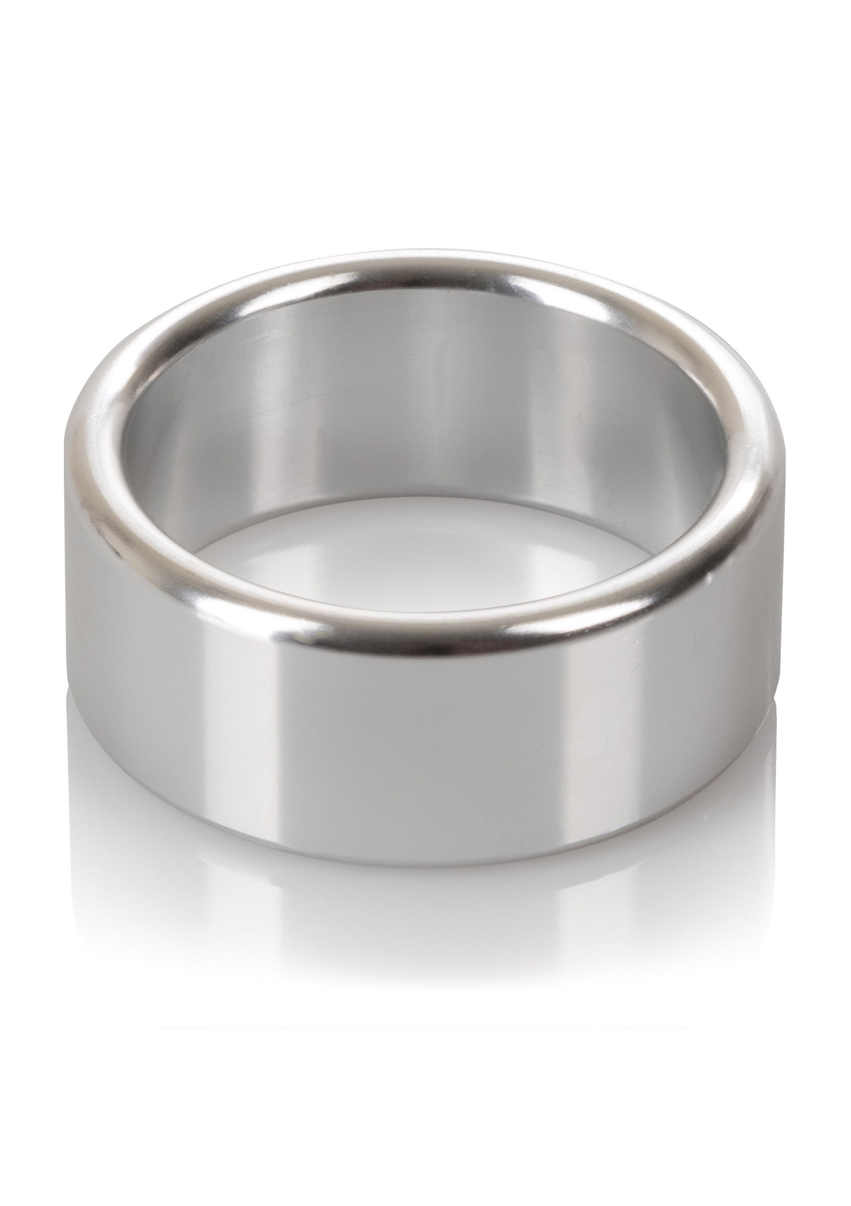 Medium silver alloy metal ring