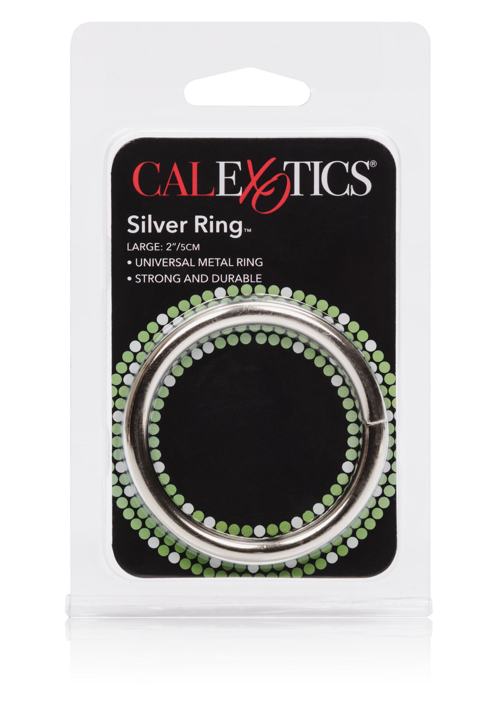 Large silver ring