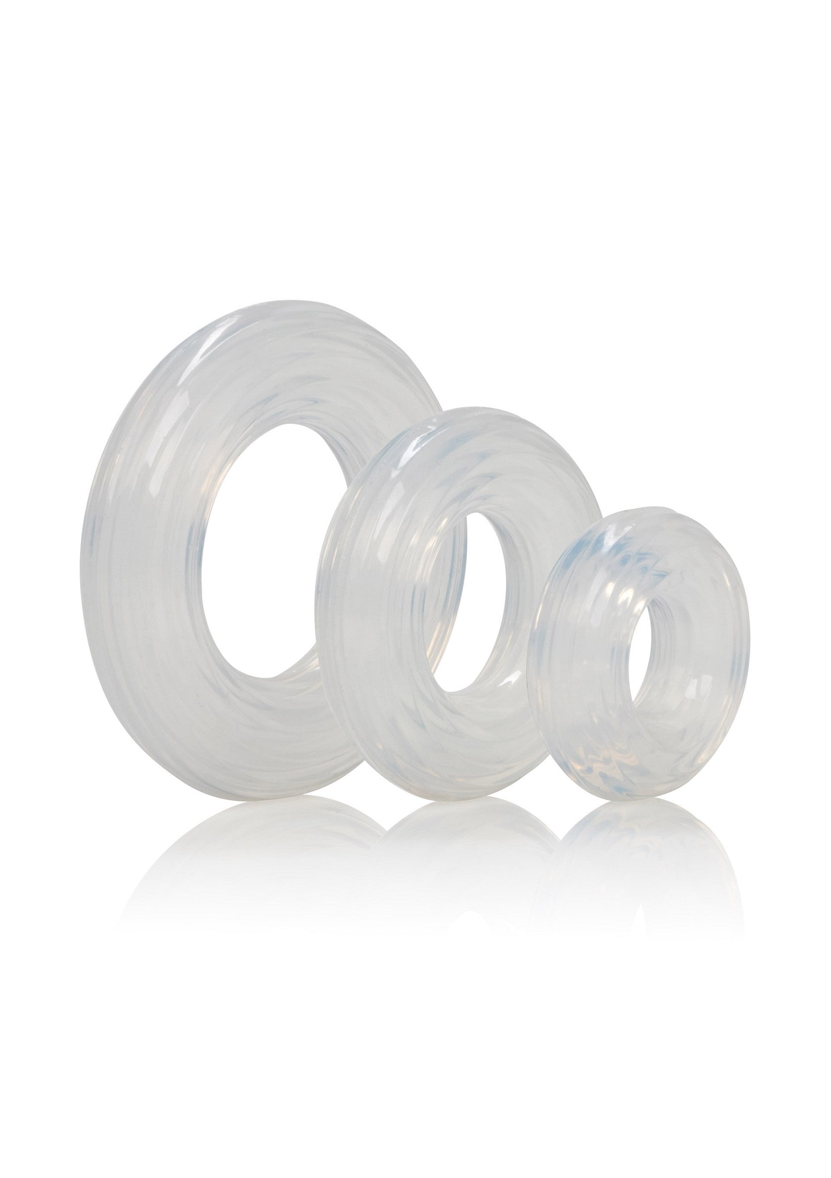 Premium Clear Silicone Ring Set