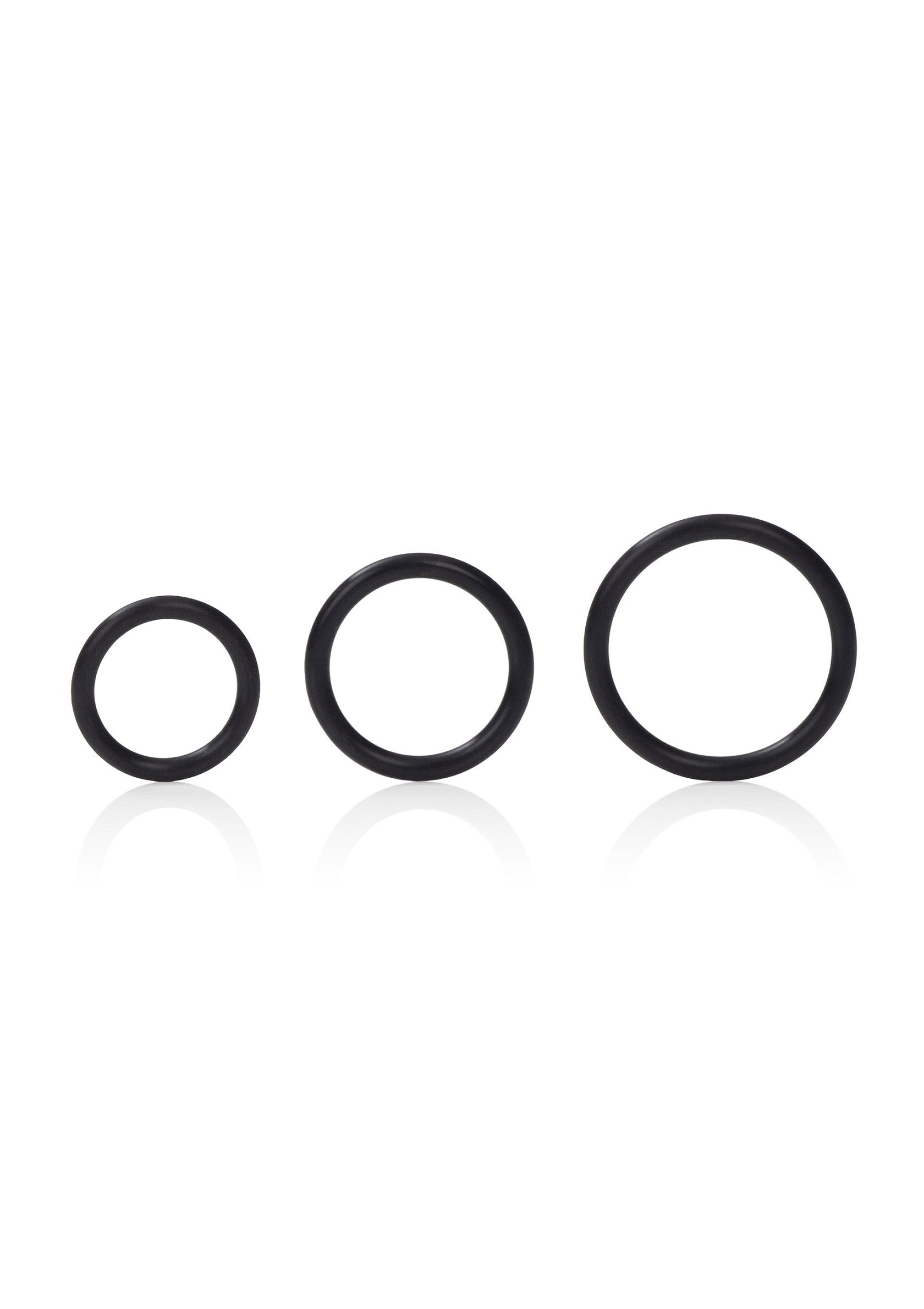 Black silicone support rings