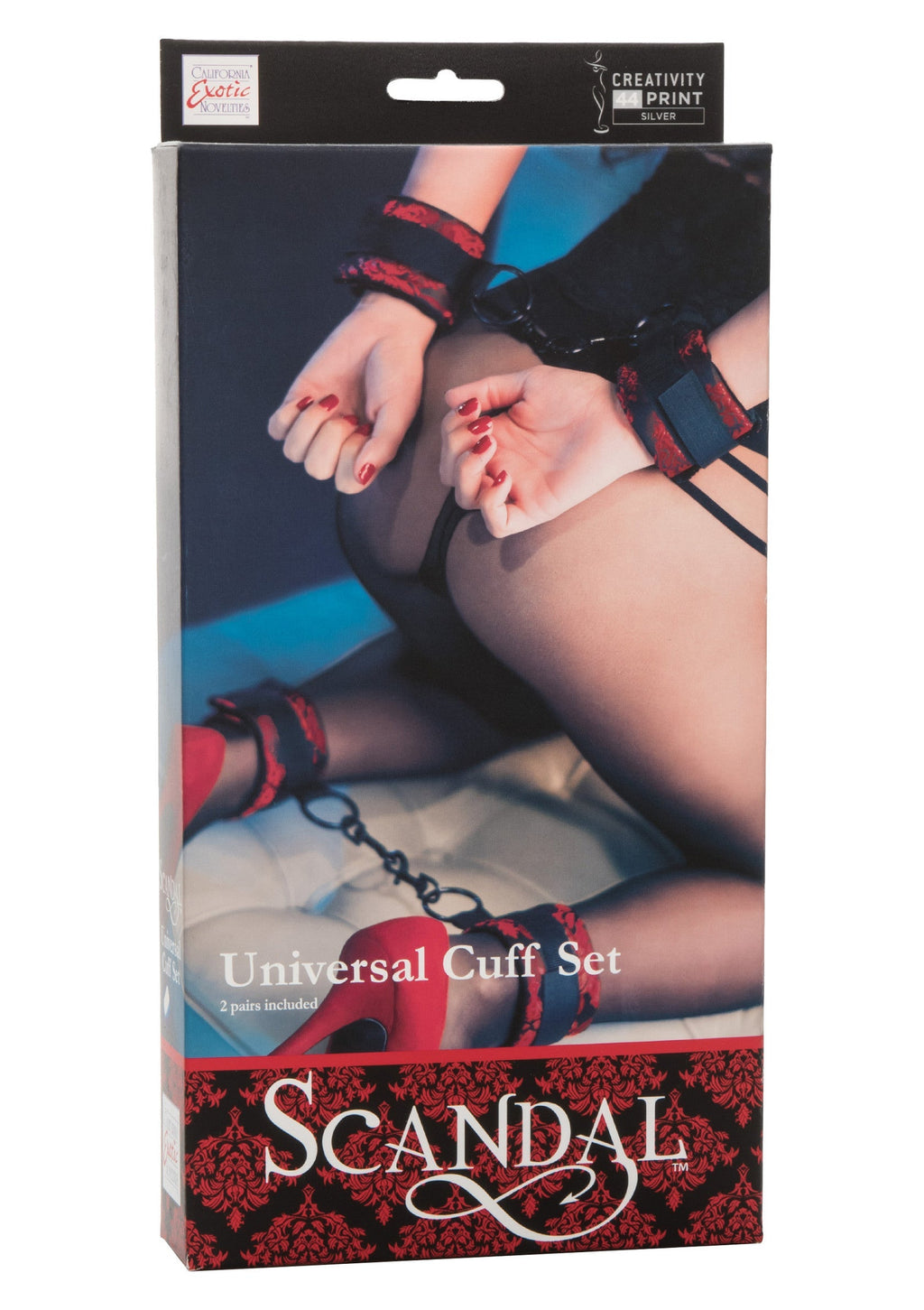 Set di polsini universali neri Scandal