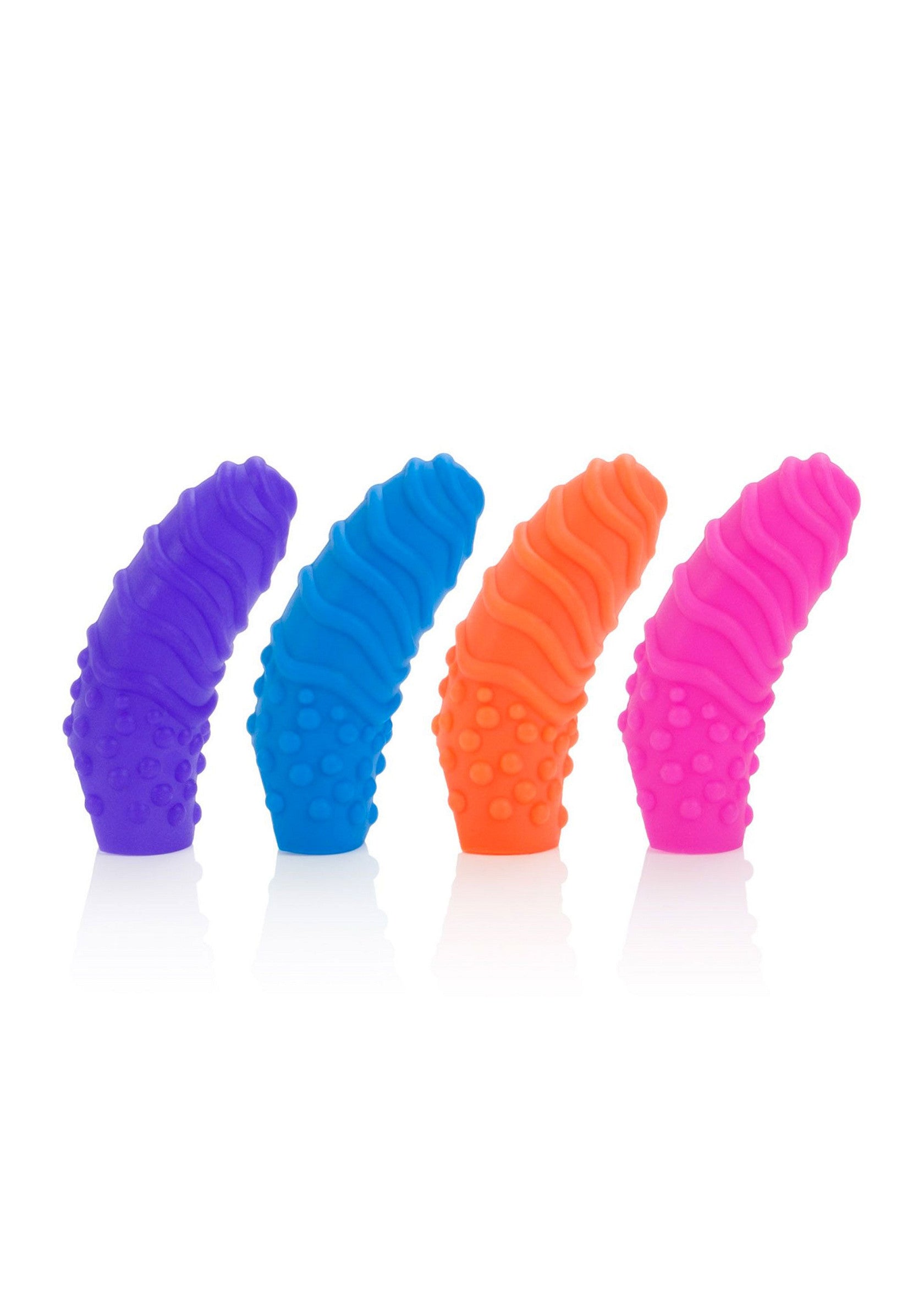 Assortment of silicone finger whorls