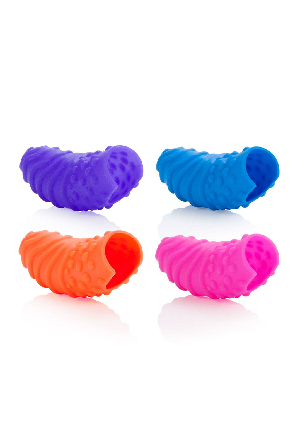 Assortment of silicone finger whorls