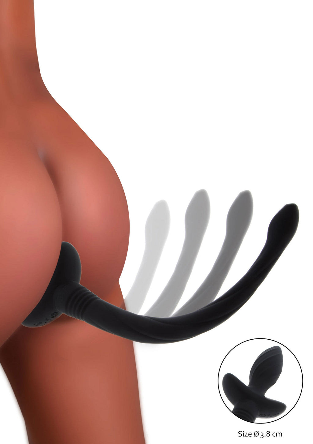 Wag-ging tail for black puppies