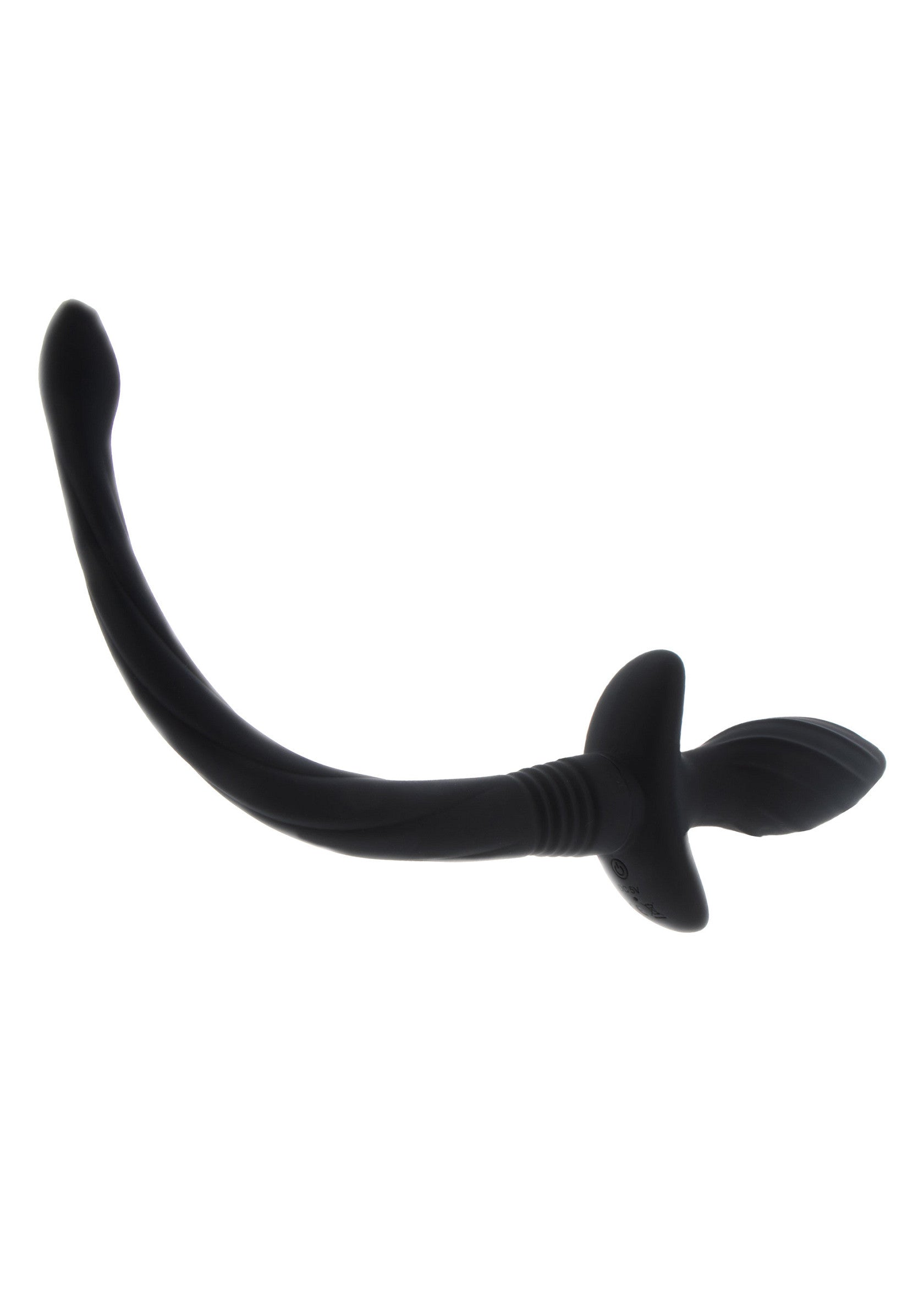 Wag-ging tail for black puppies