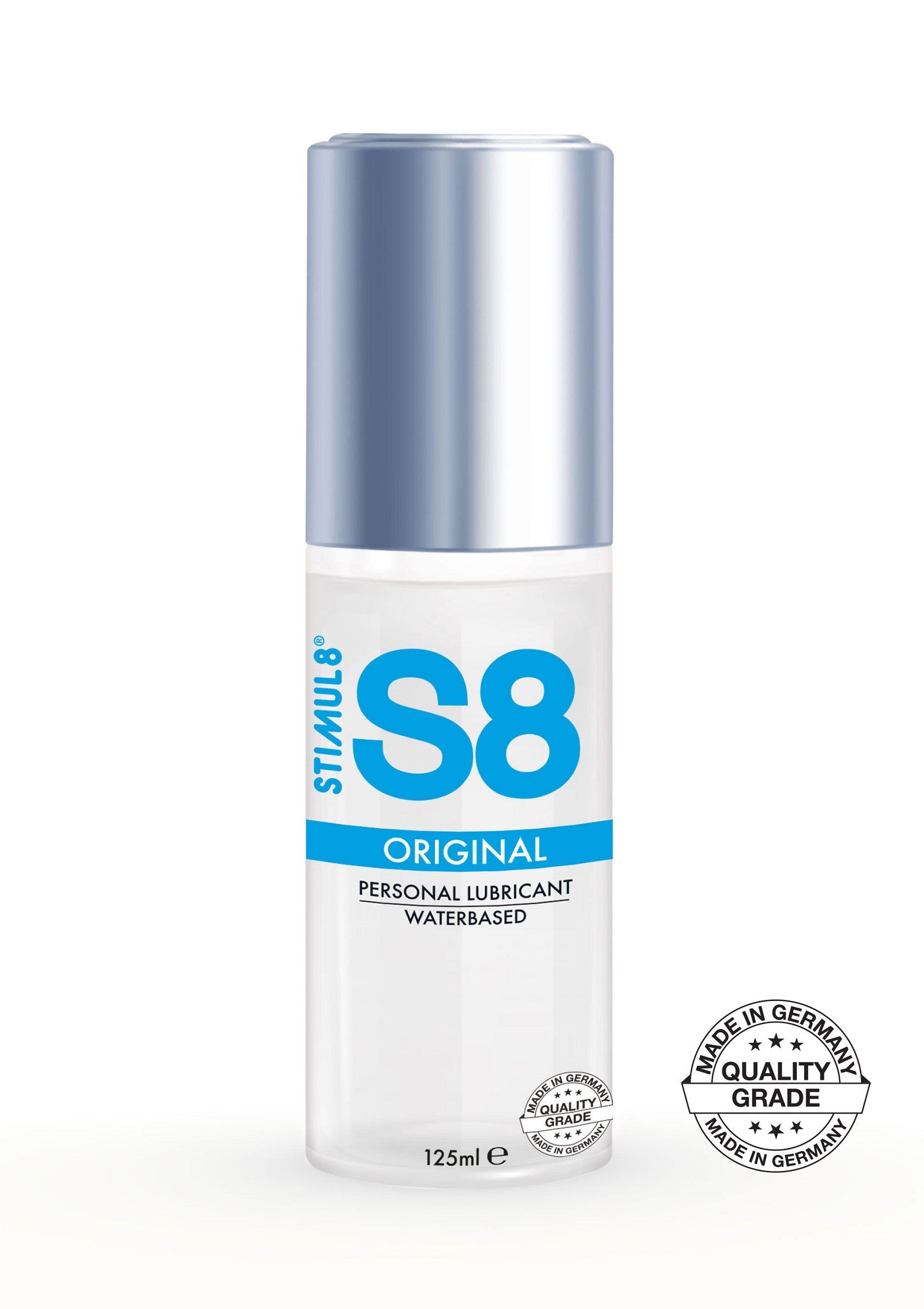 S8 Water-Based Lubricant 125ml Natural