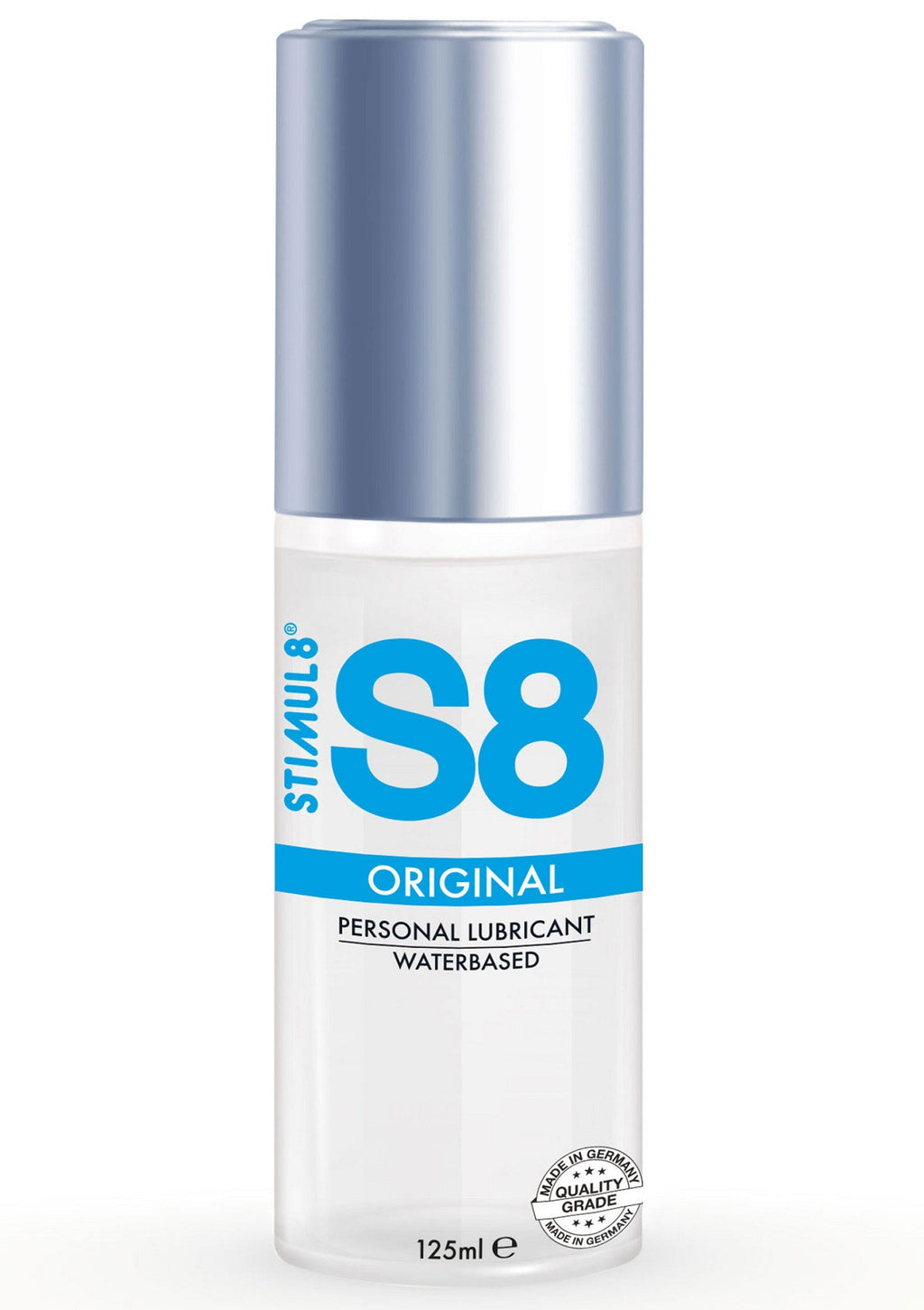 S8 Water-Based Lubricant 125ml Natural