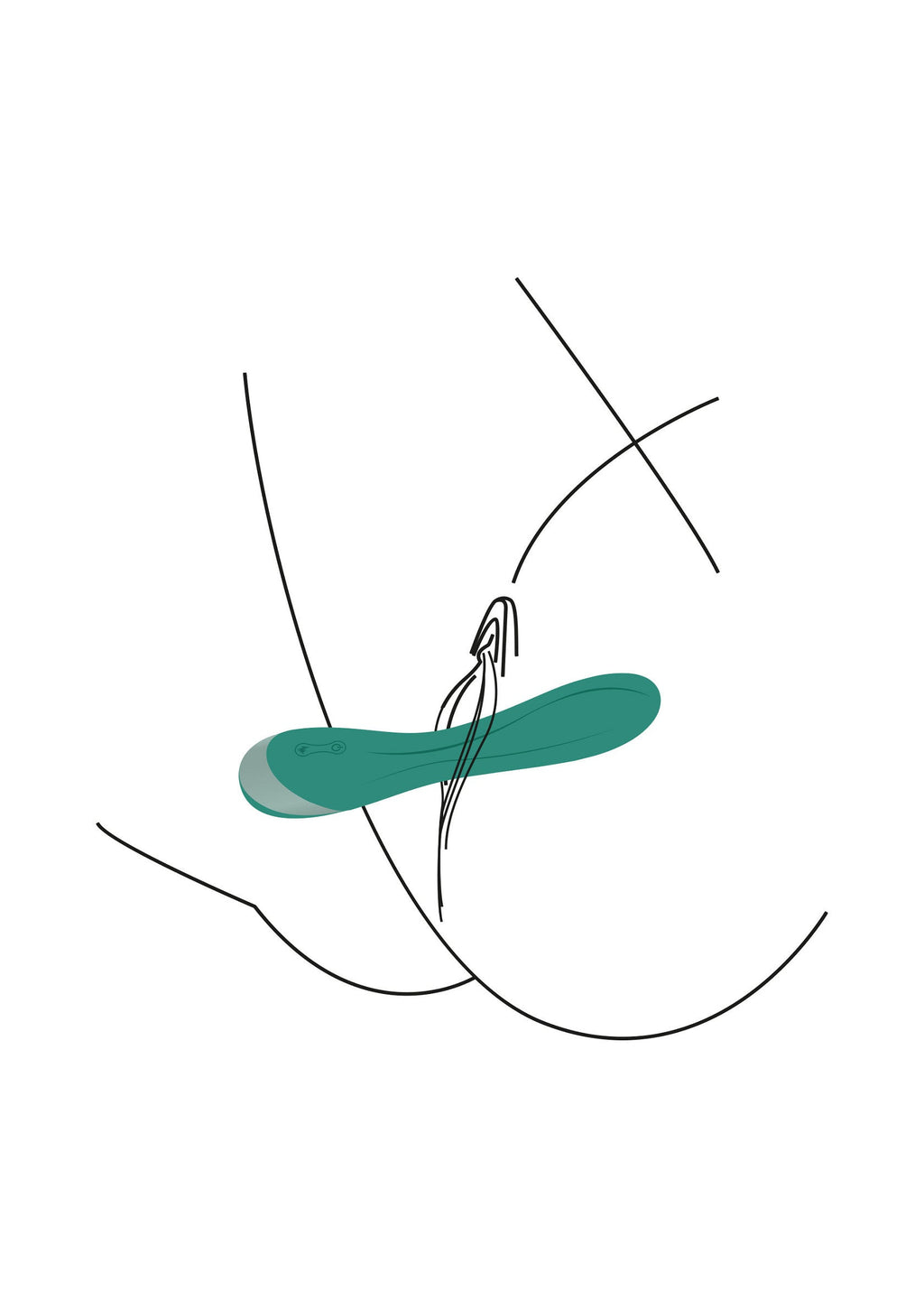 Vibratore Timeless Love green