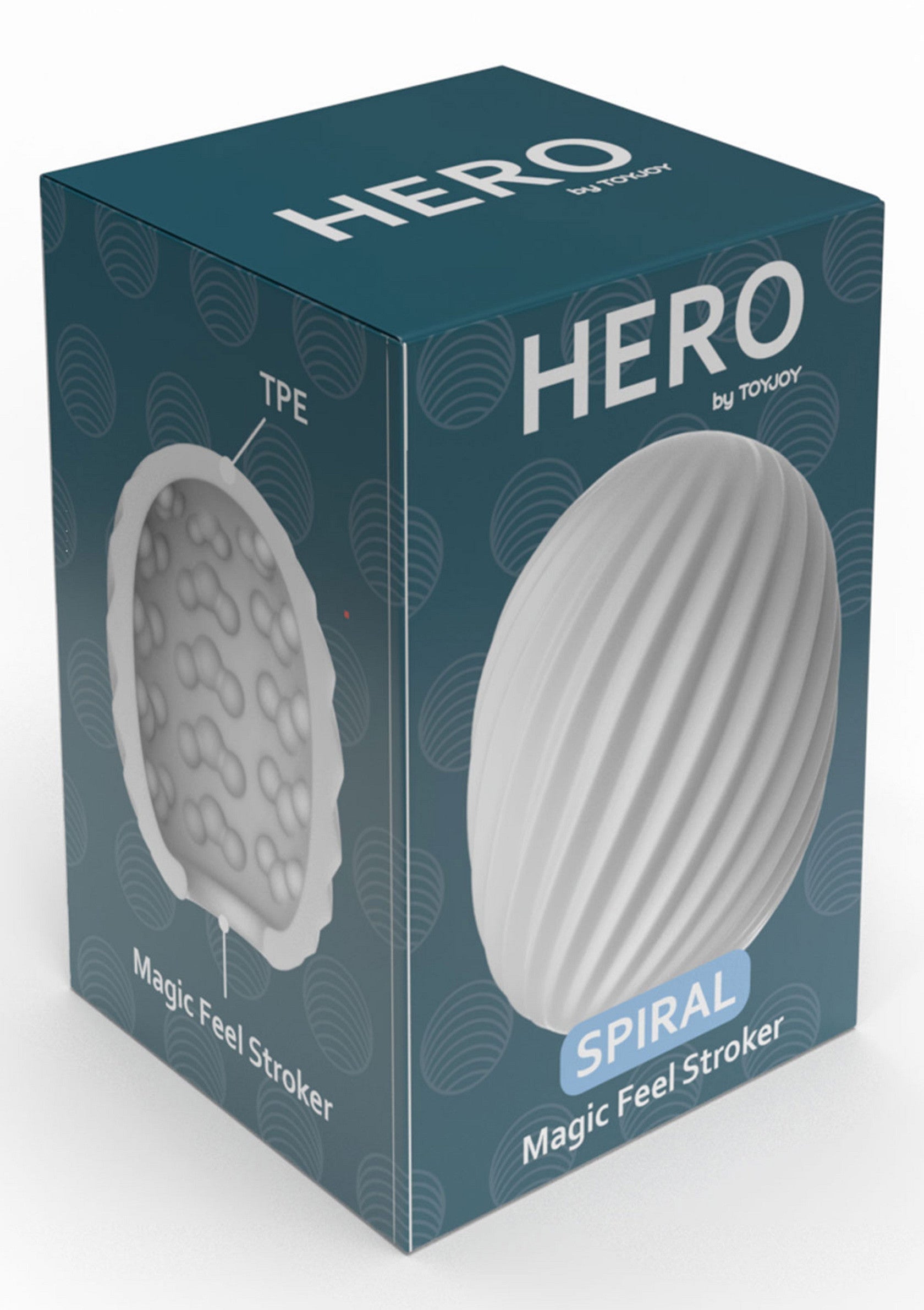 White spiral mini massager