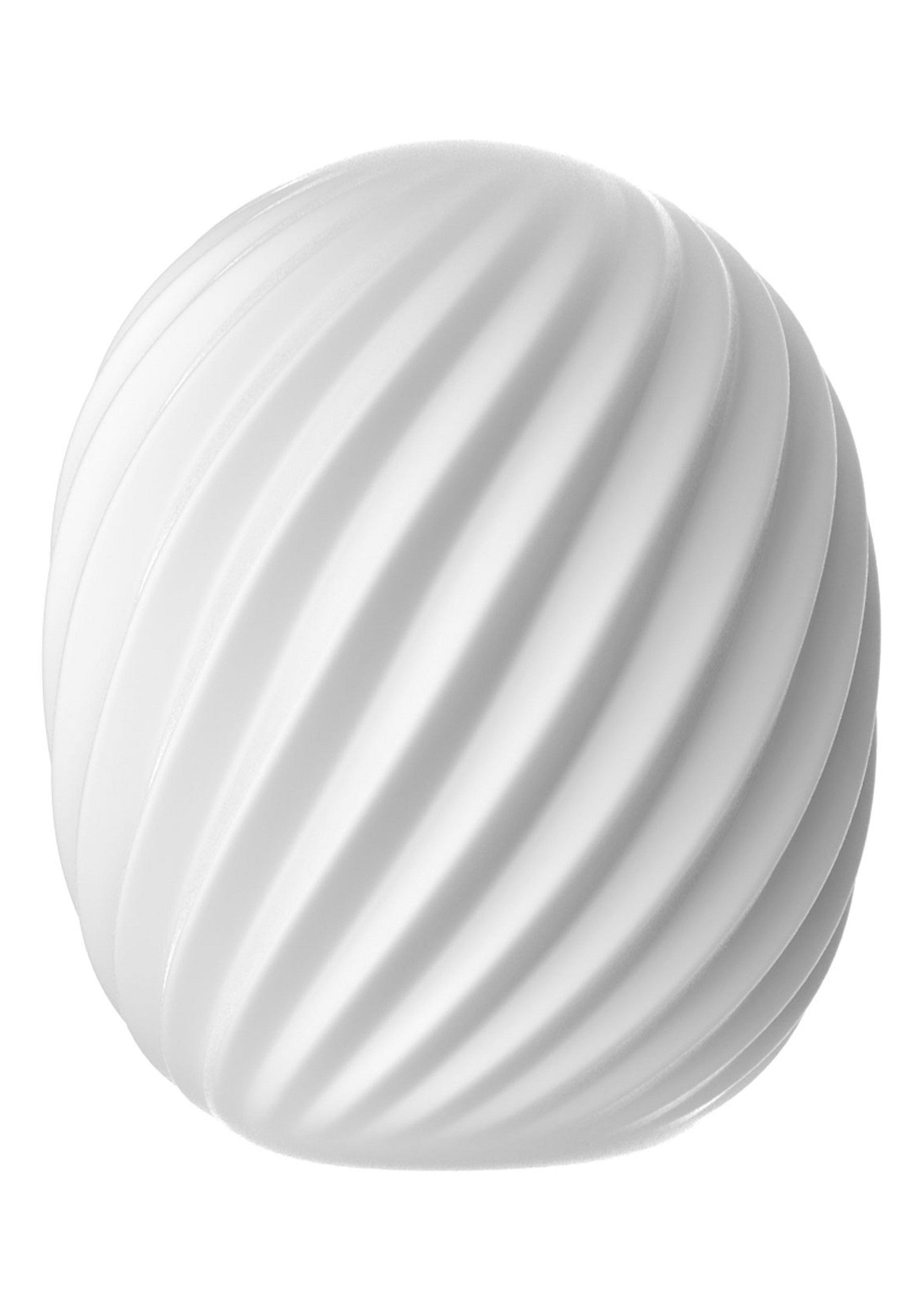 White spiral mini massager