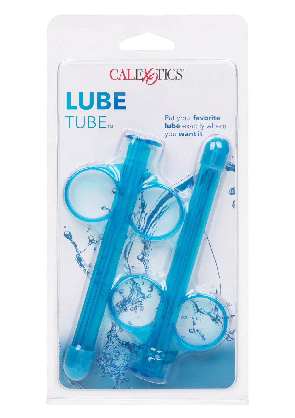 Lubricant tube 2 pieces blue