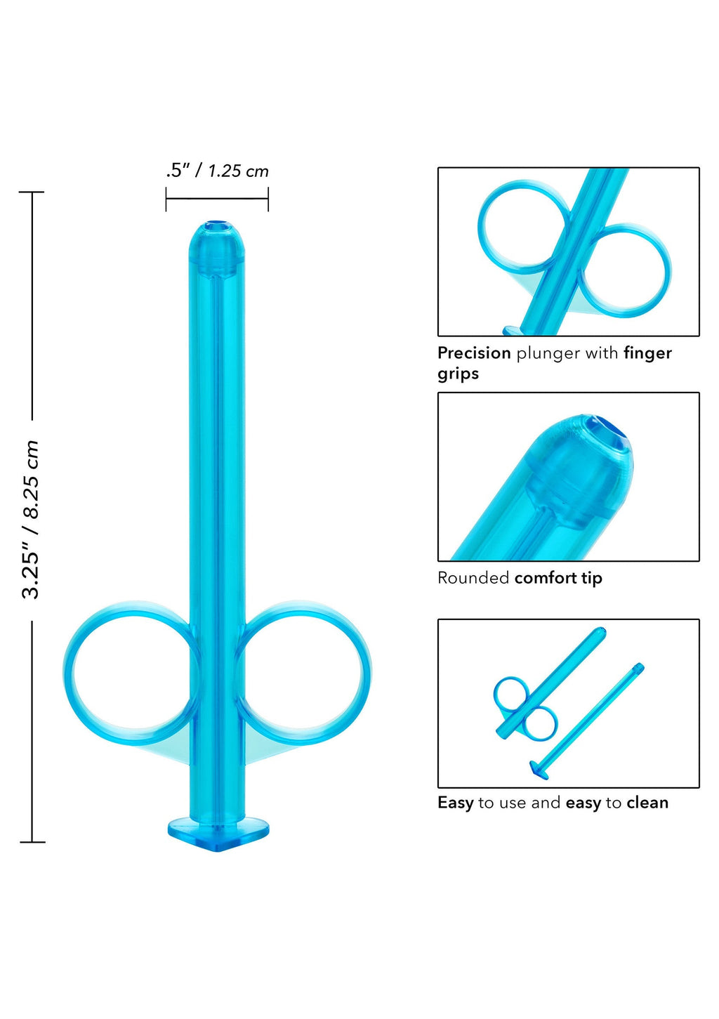 Lubricant tube 2 pieces blue