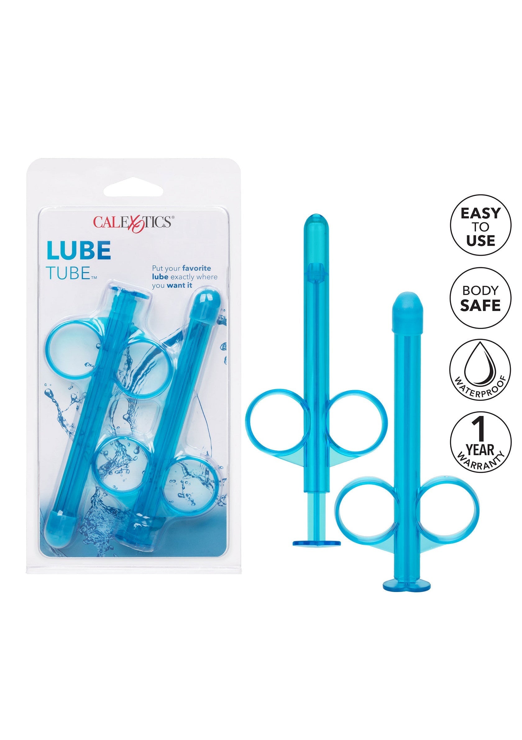 Lubricant tube 2 pieces blue