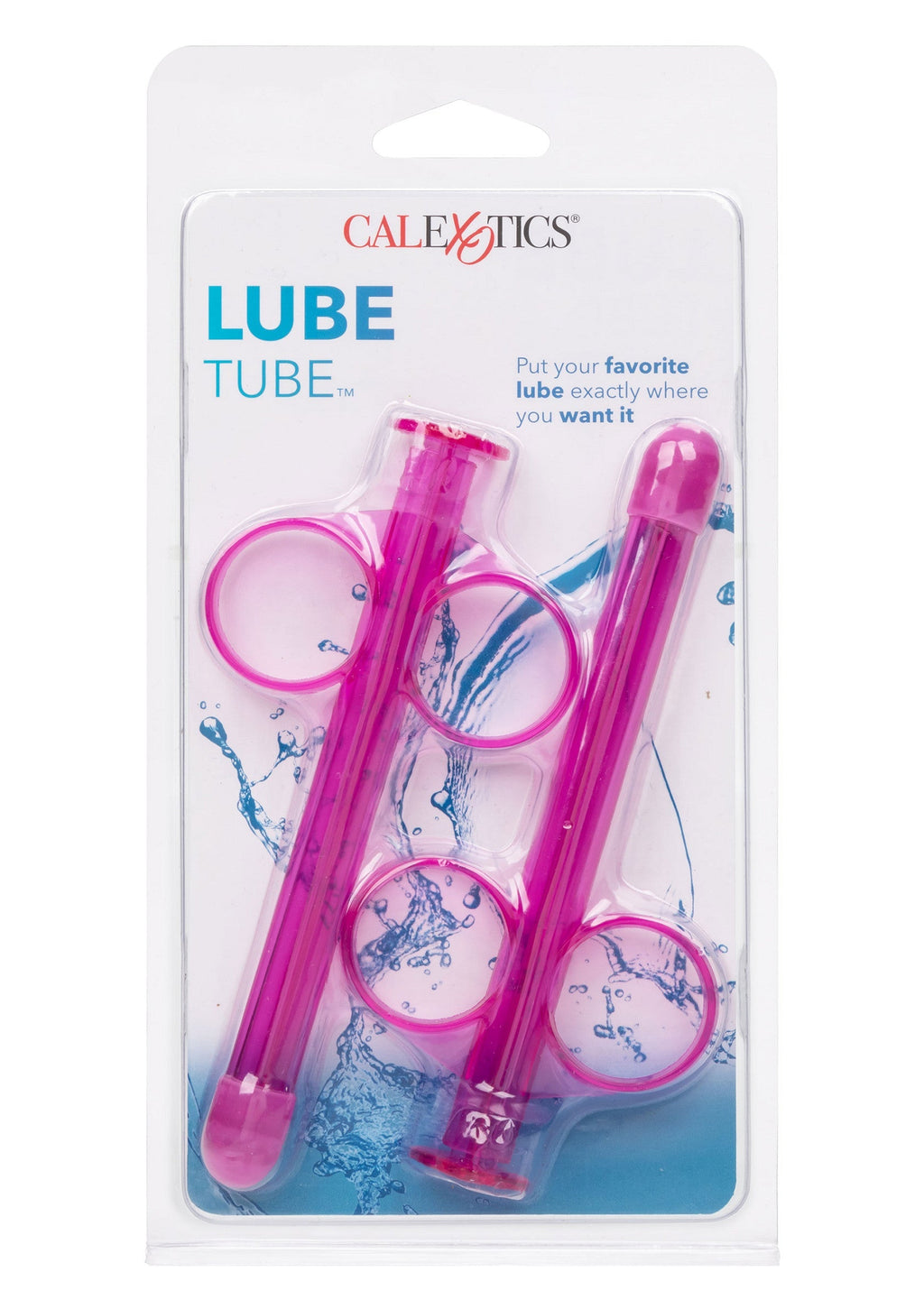 2 Piece Pink Lube Tube