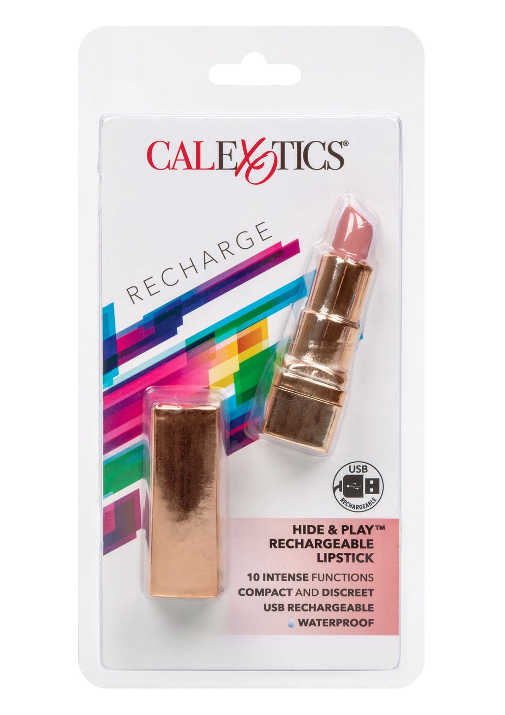 Rossetto ricaricabile rosa Hide & Play