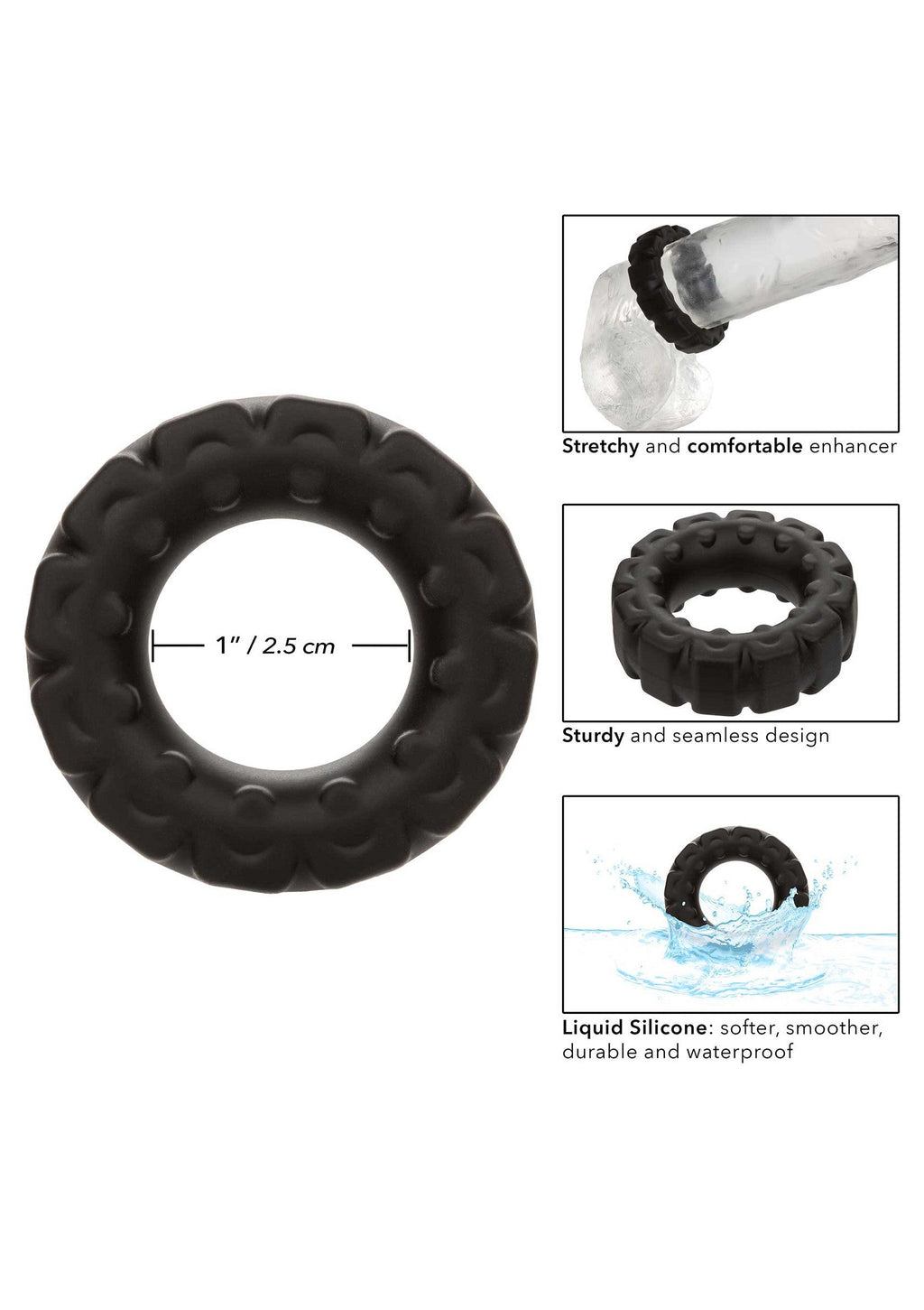Alpha Prolong Thread Ring Black