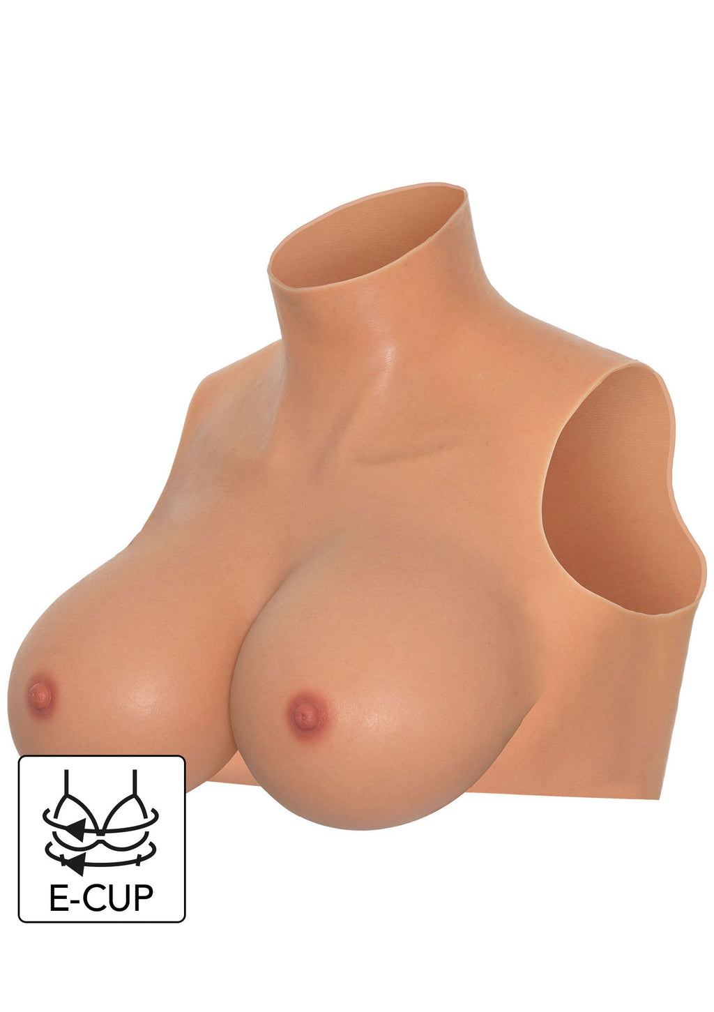 Wearable crop top for E-cup breasts leather